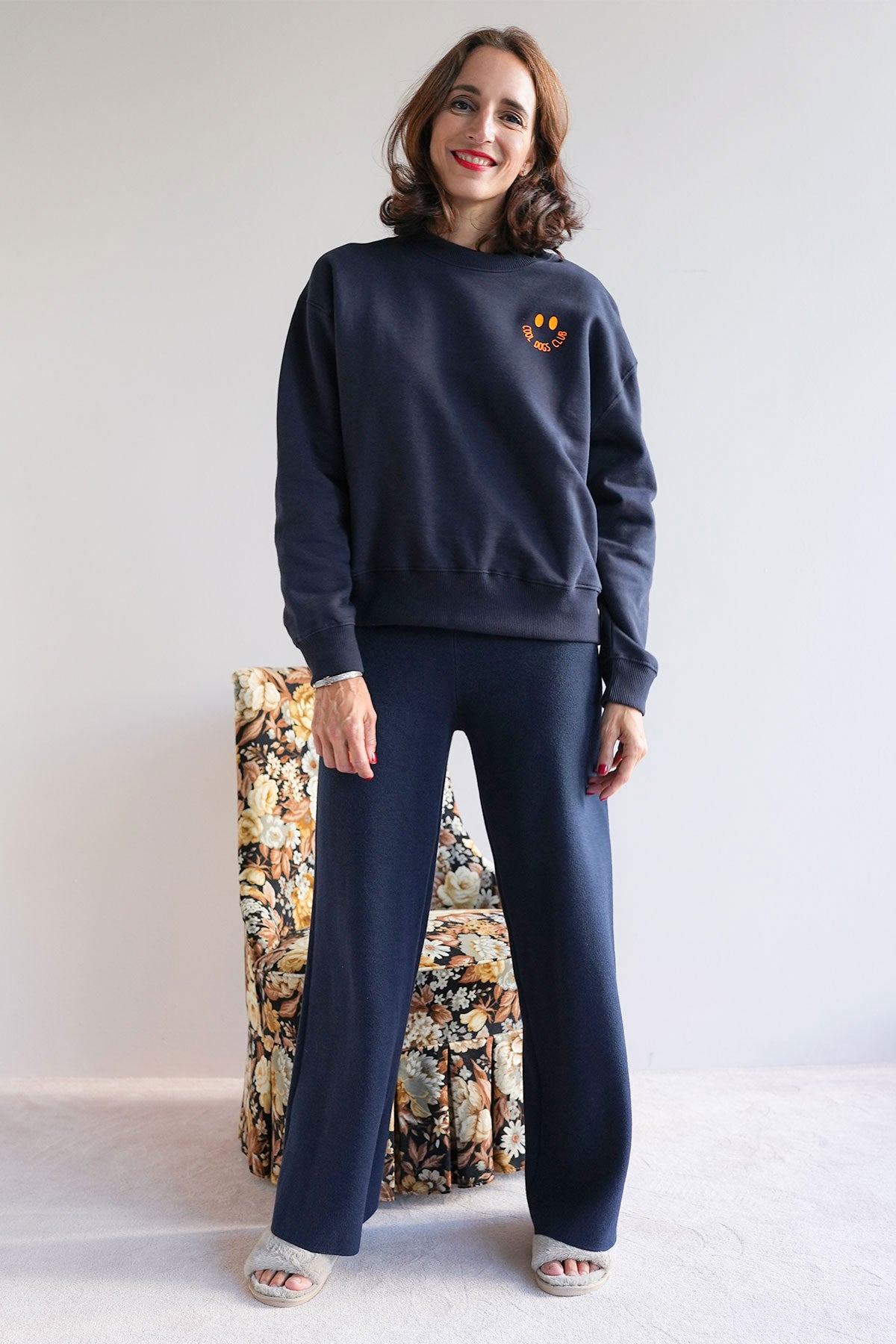 Sweatshirt Dogs Club Neon Orange
