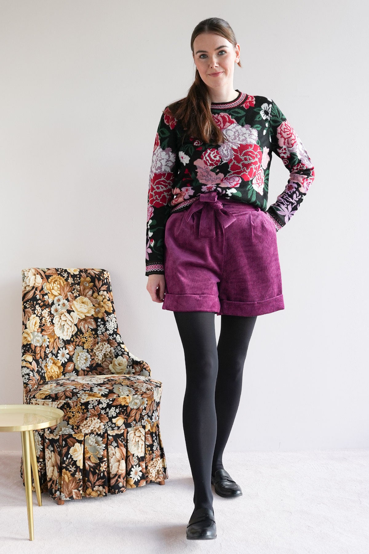 Paperbag Short in Breitcord