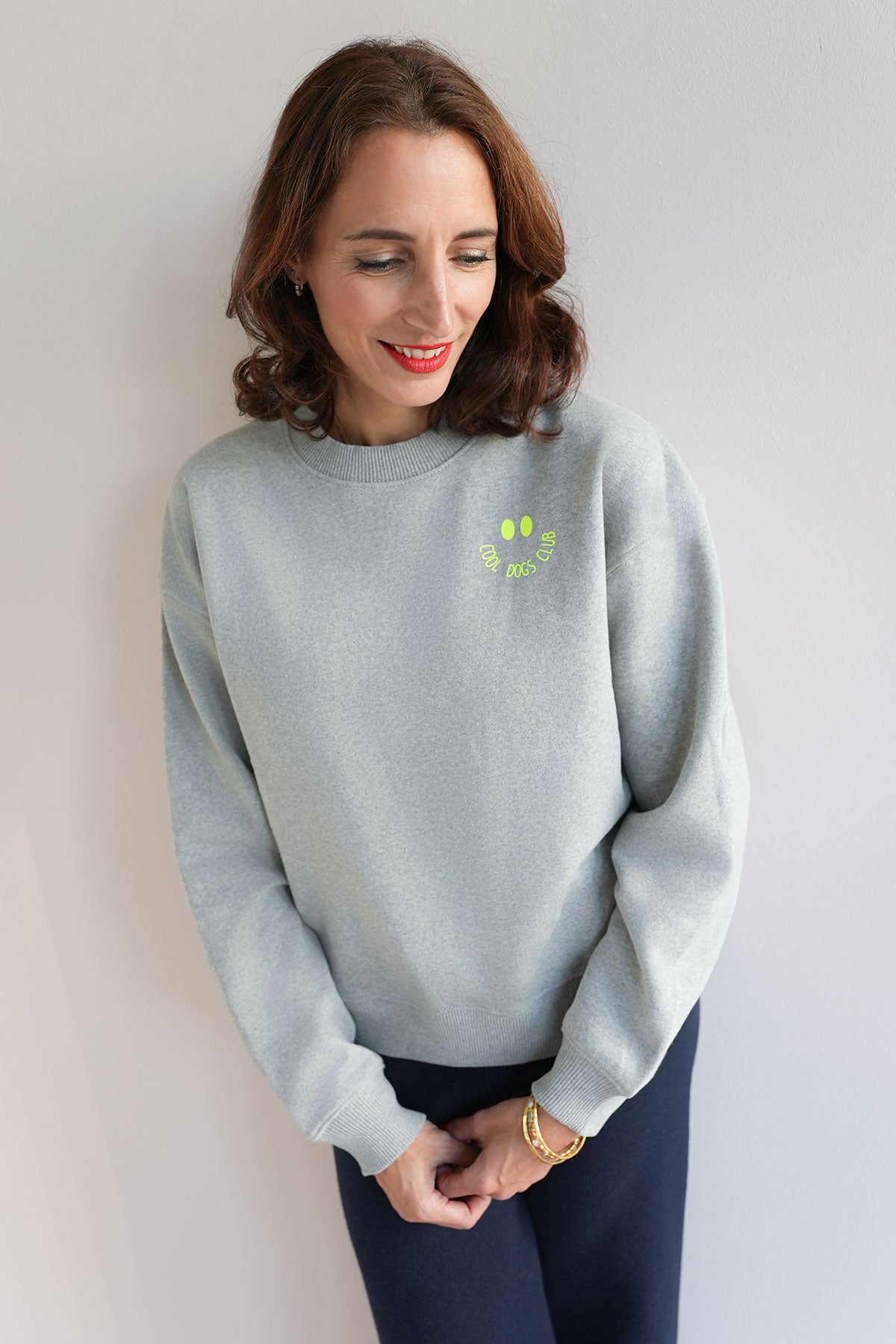 Sweatshirt Dogs Club Neon Gelb