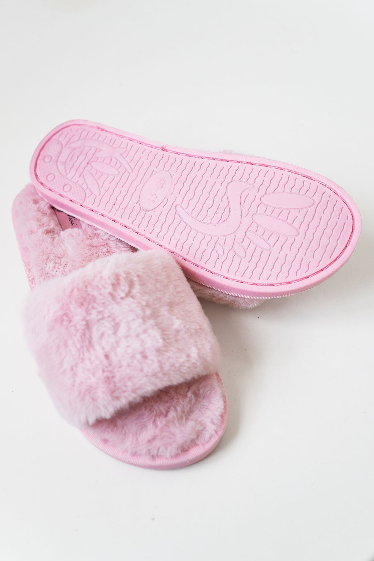 Slipper Plain Pink Flamingo