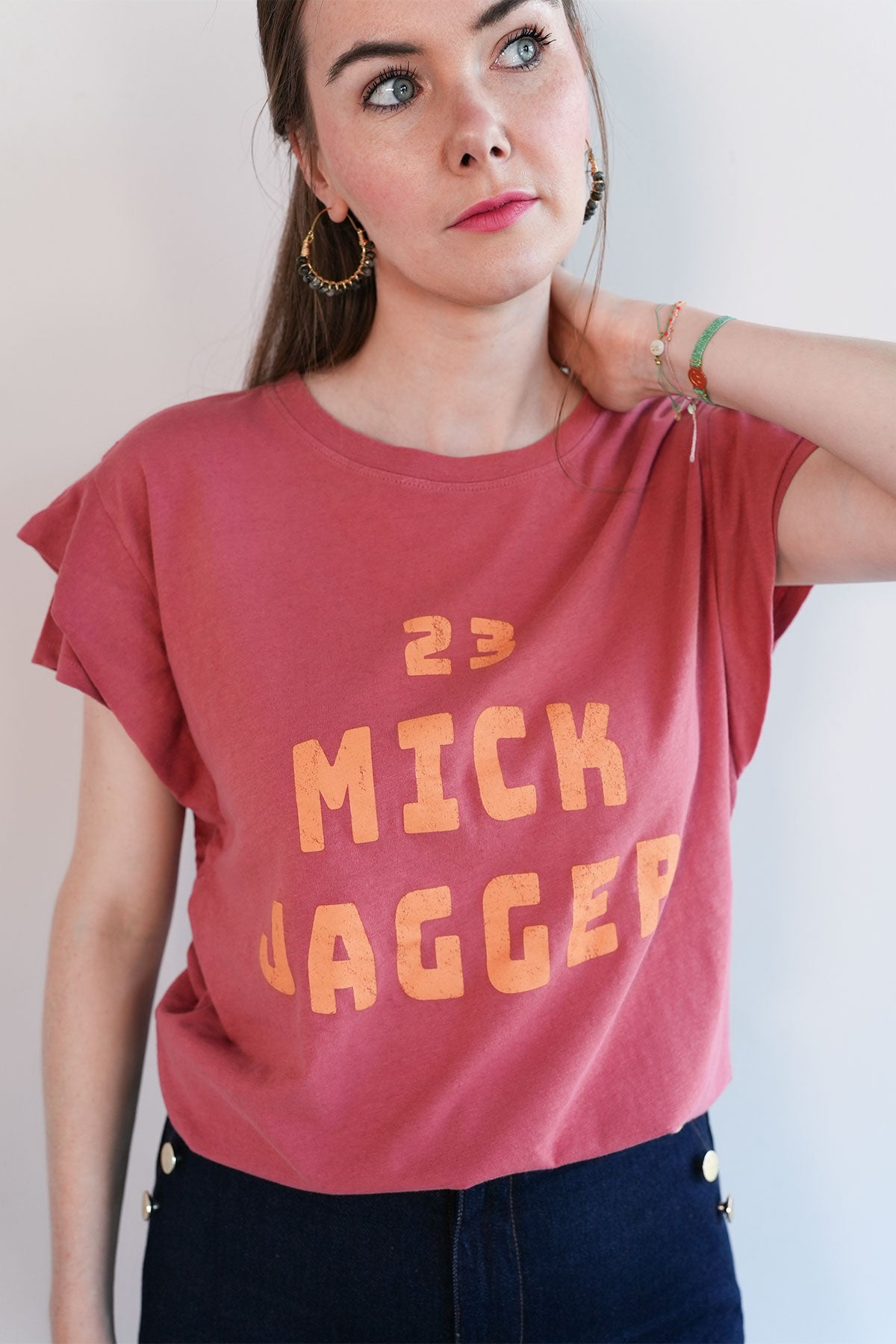 Mick Jagger Print T-Shirt