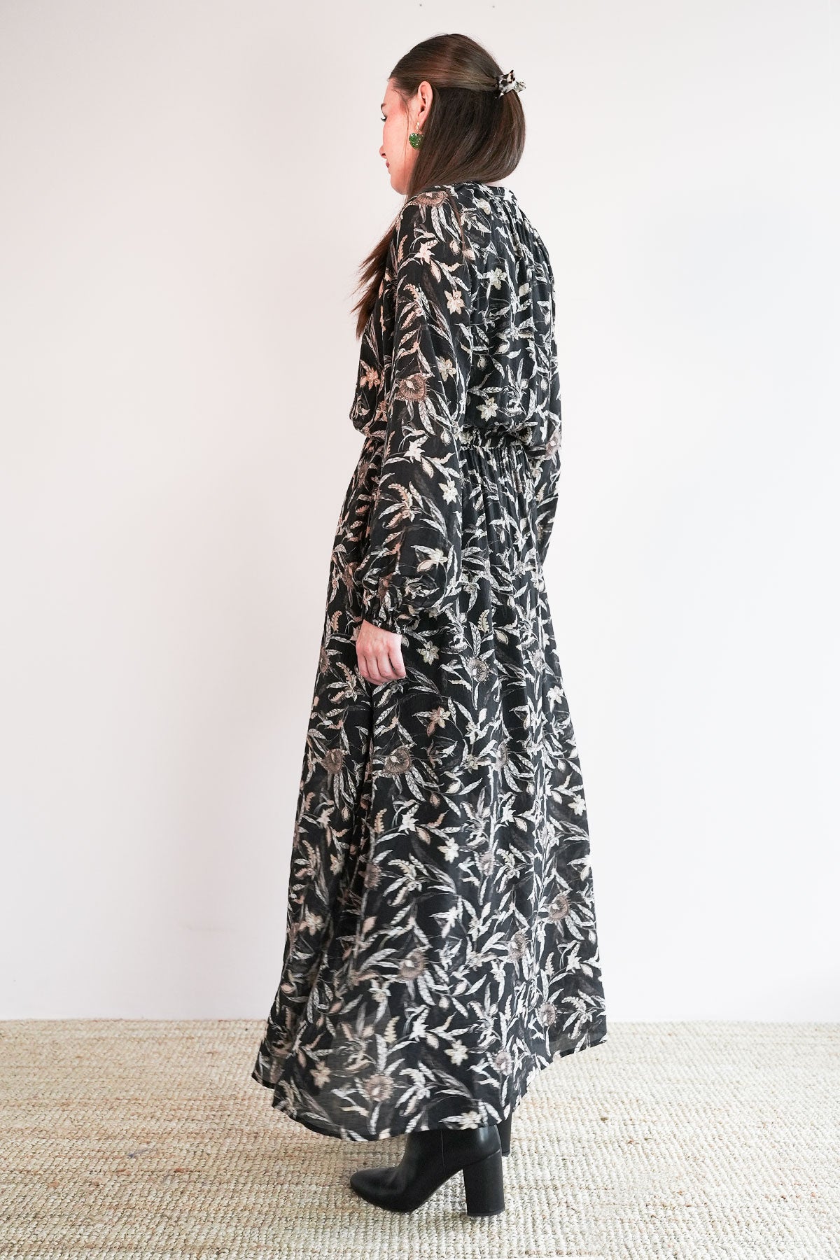 Maxikleid aus Viskosecrepe