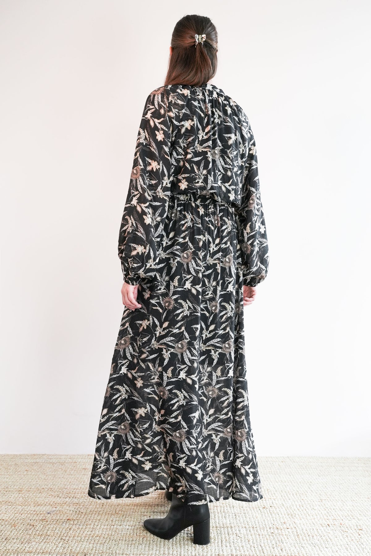 Maxikleid aus Viskosecrepe
