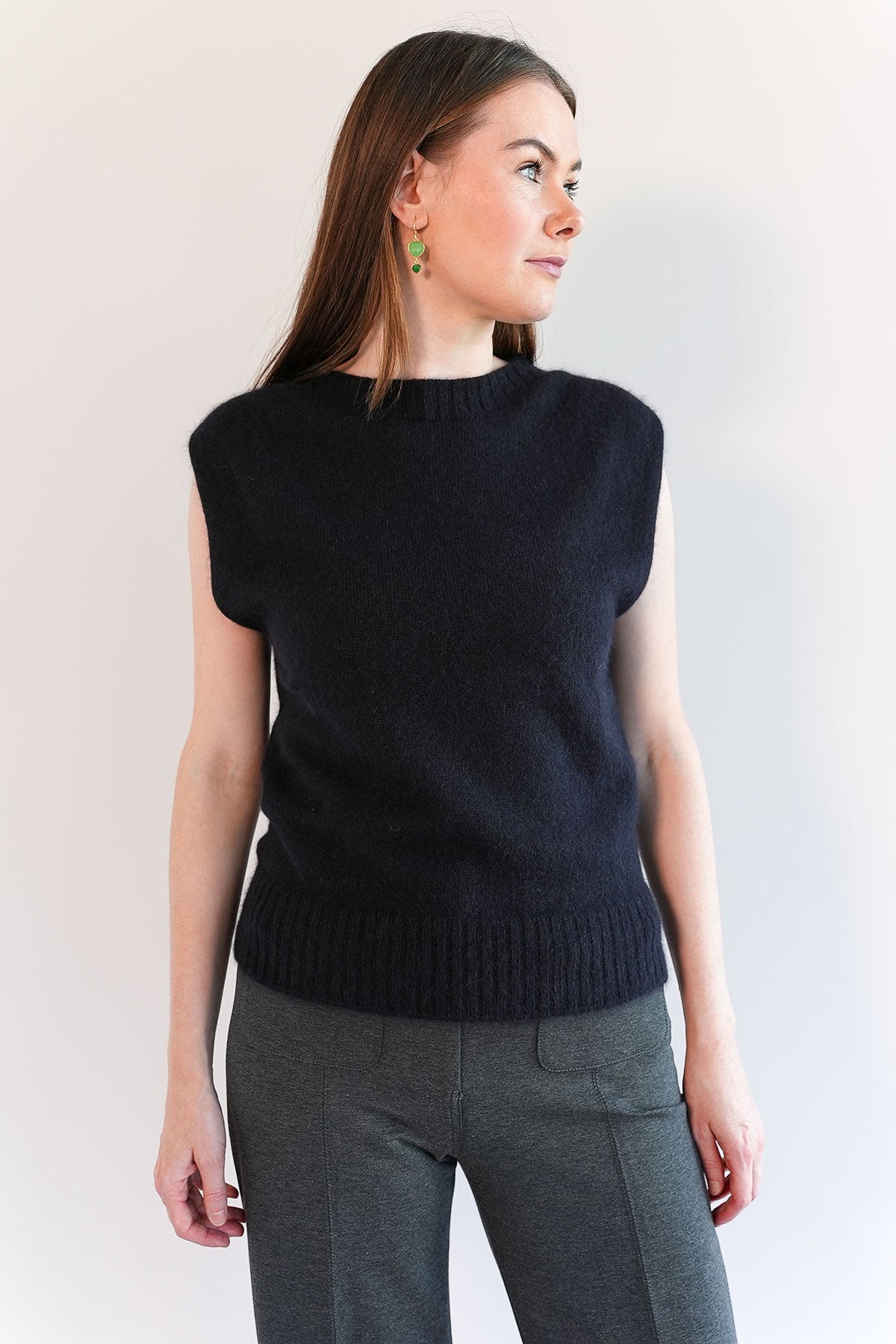 Stricktop aus weichem Angora-Mix