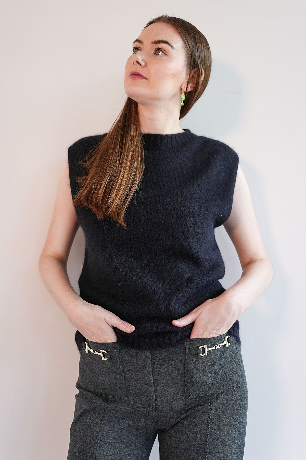 Stricktop aus weichem Angora-Mix
