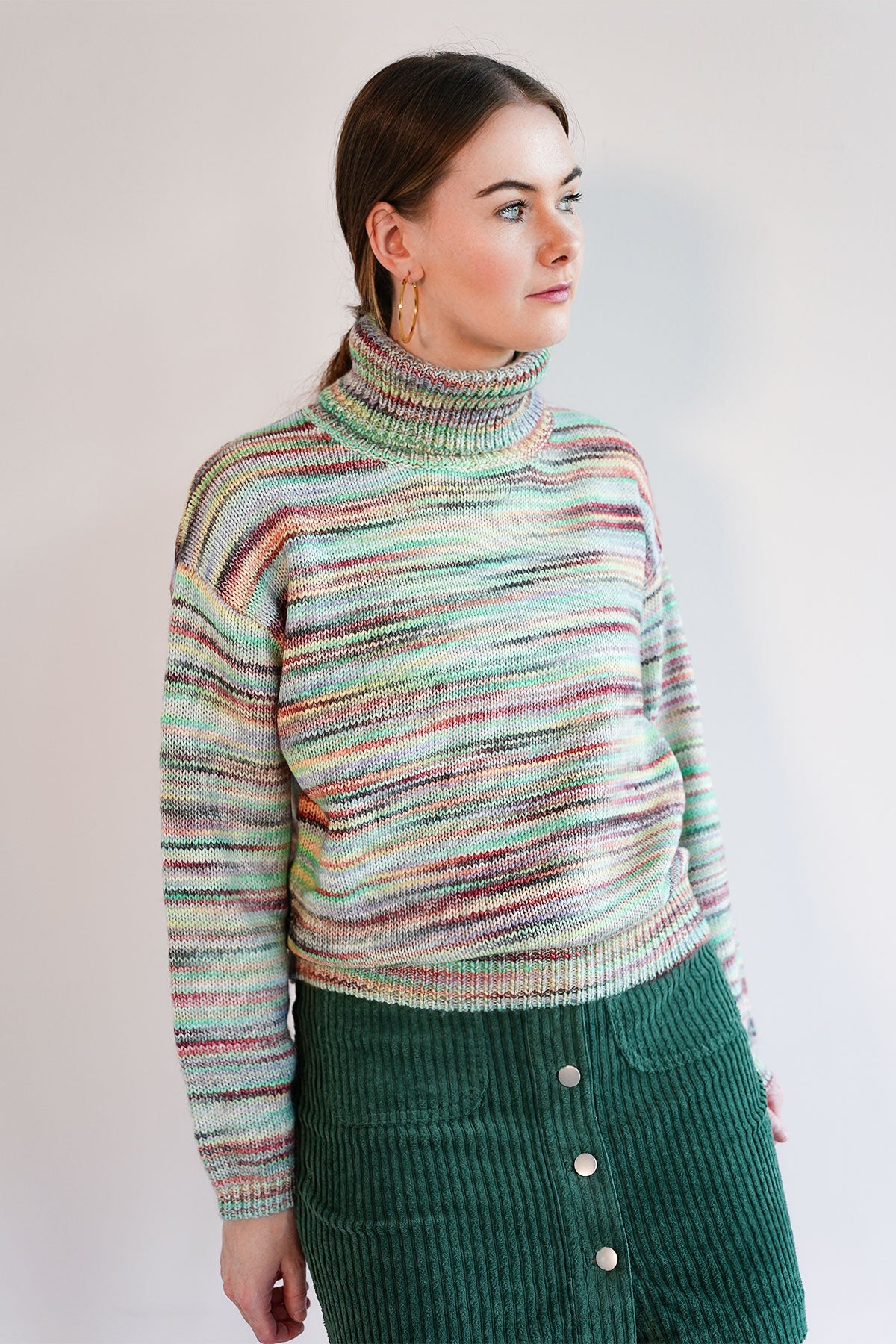 Rollkragenpullover aus Baumwolle