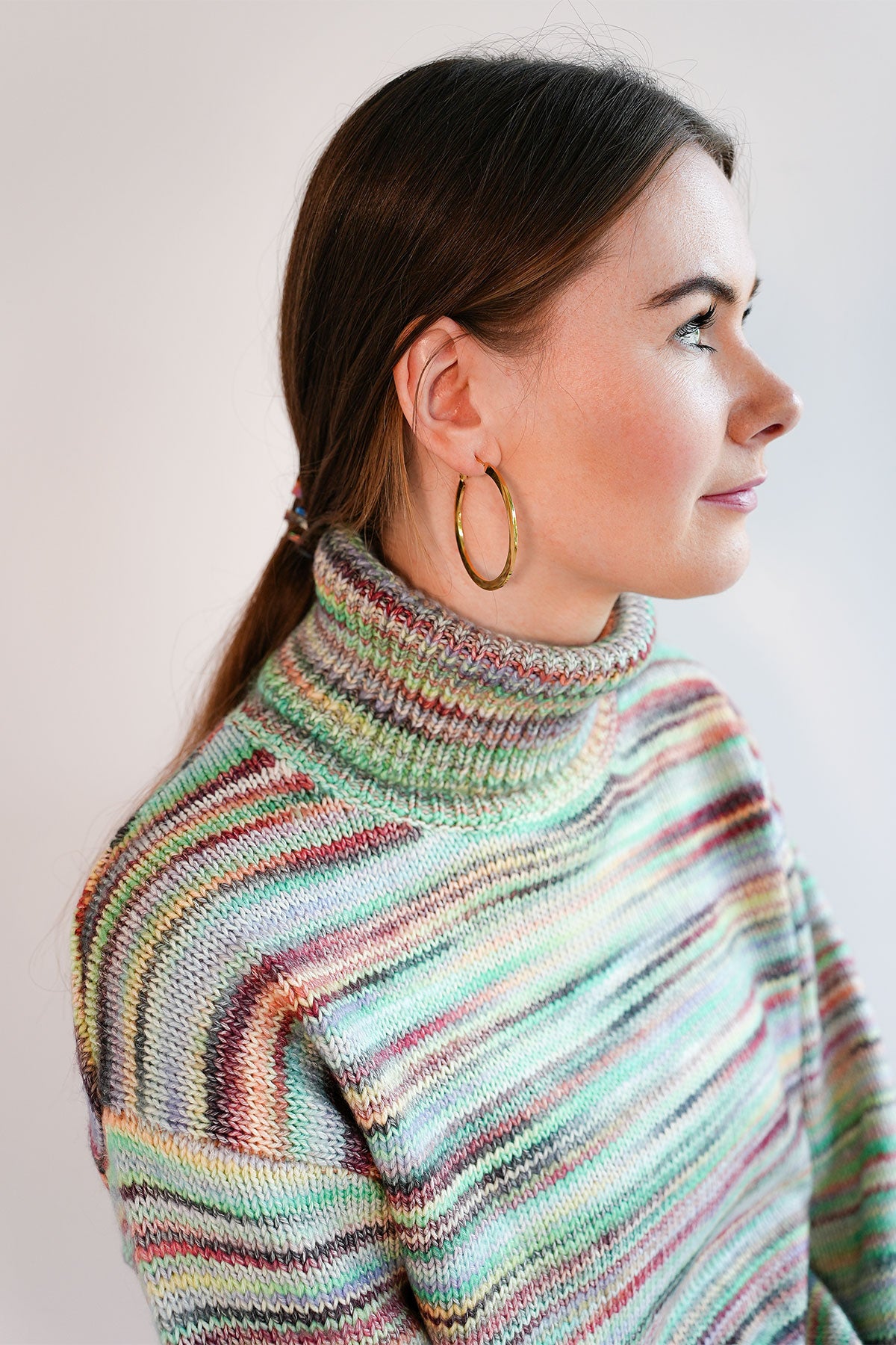 Rollkragenpullover aus Baumwolle