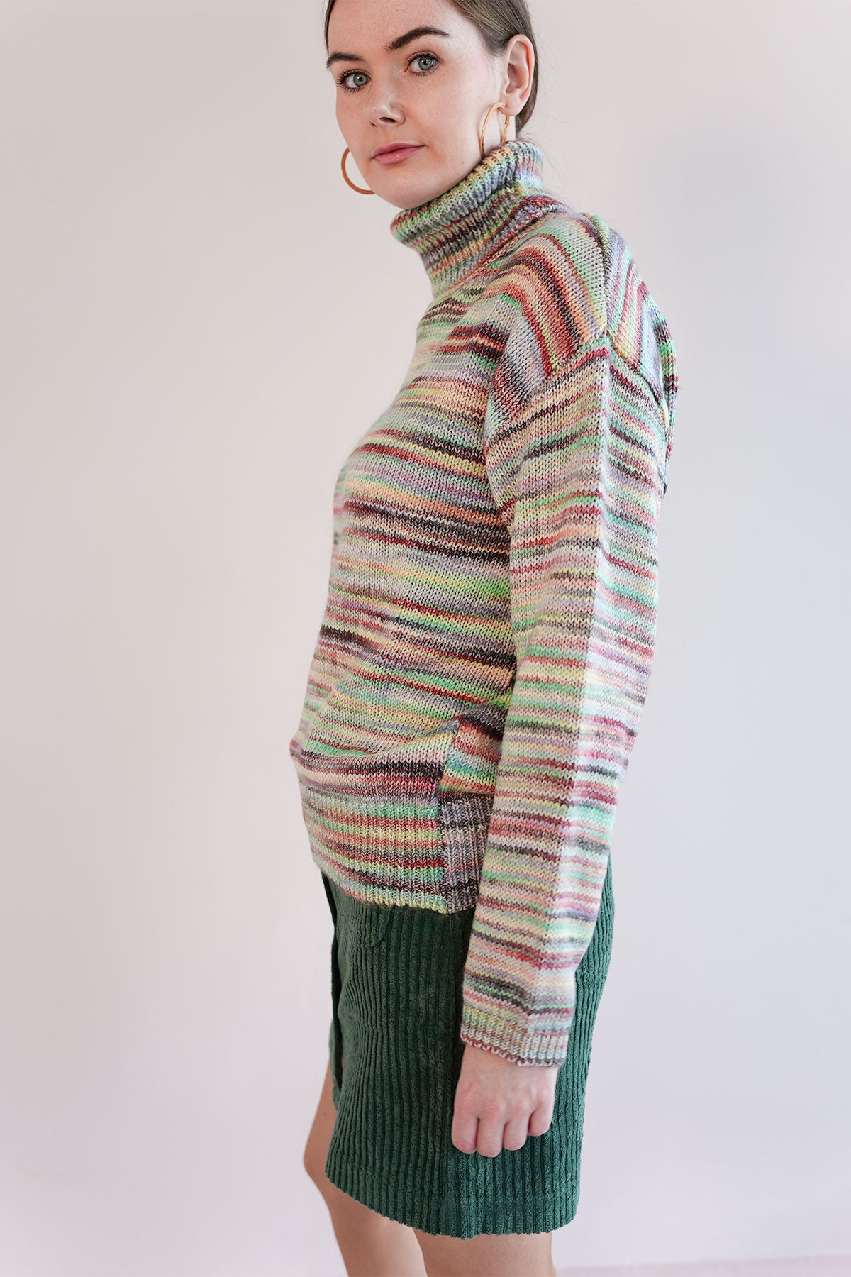 Rollkragenpullover aus Baumwolle