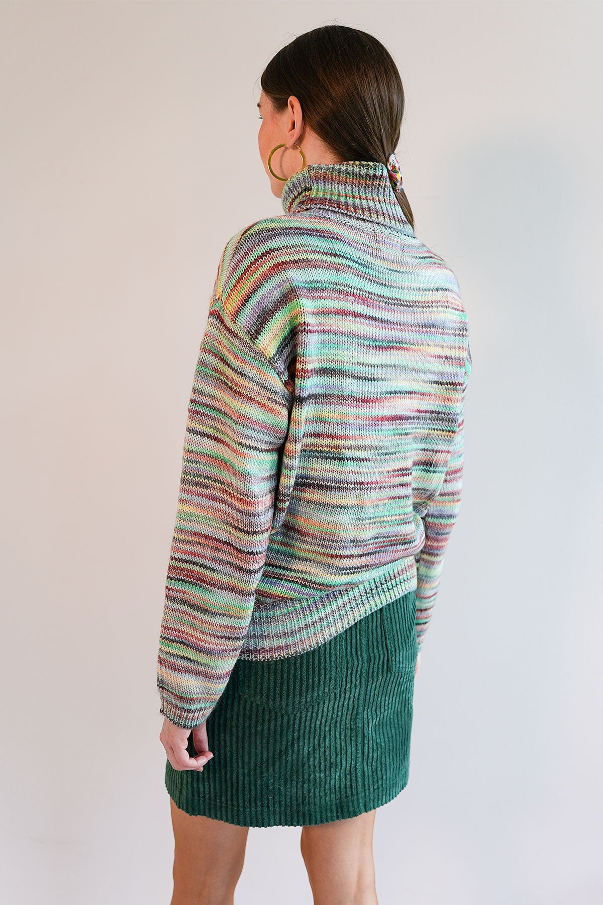 Rollkragenpullover aus Baumwolle