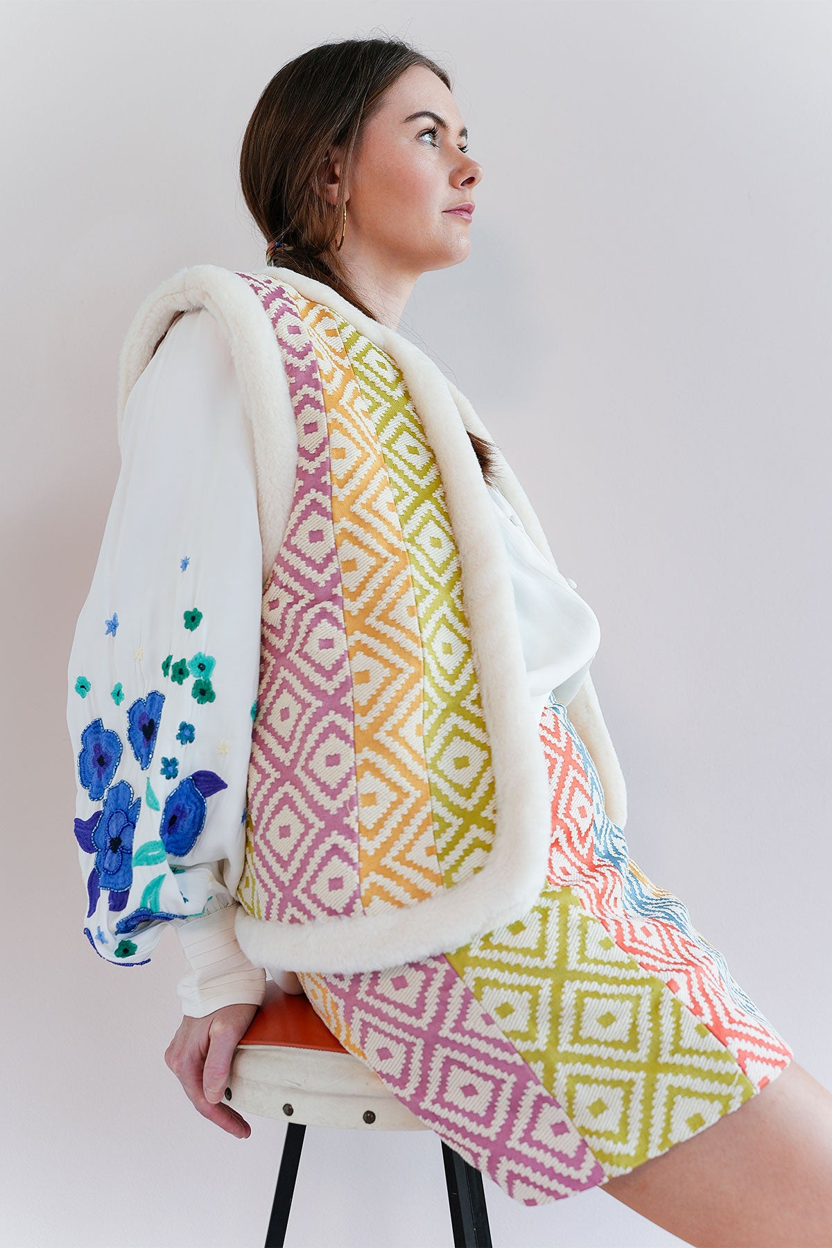 Jacquard Weste