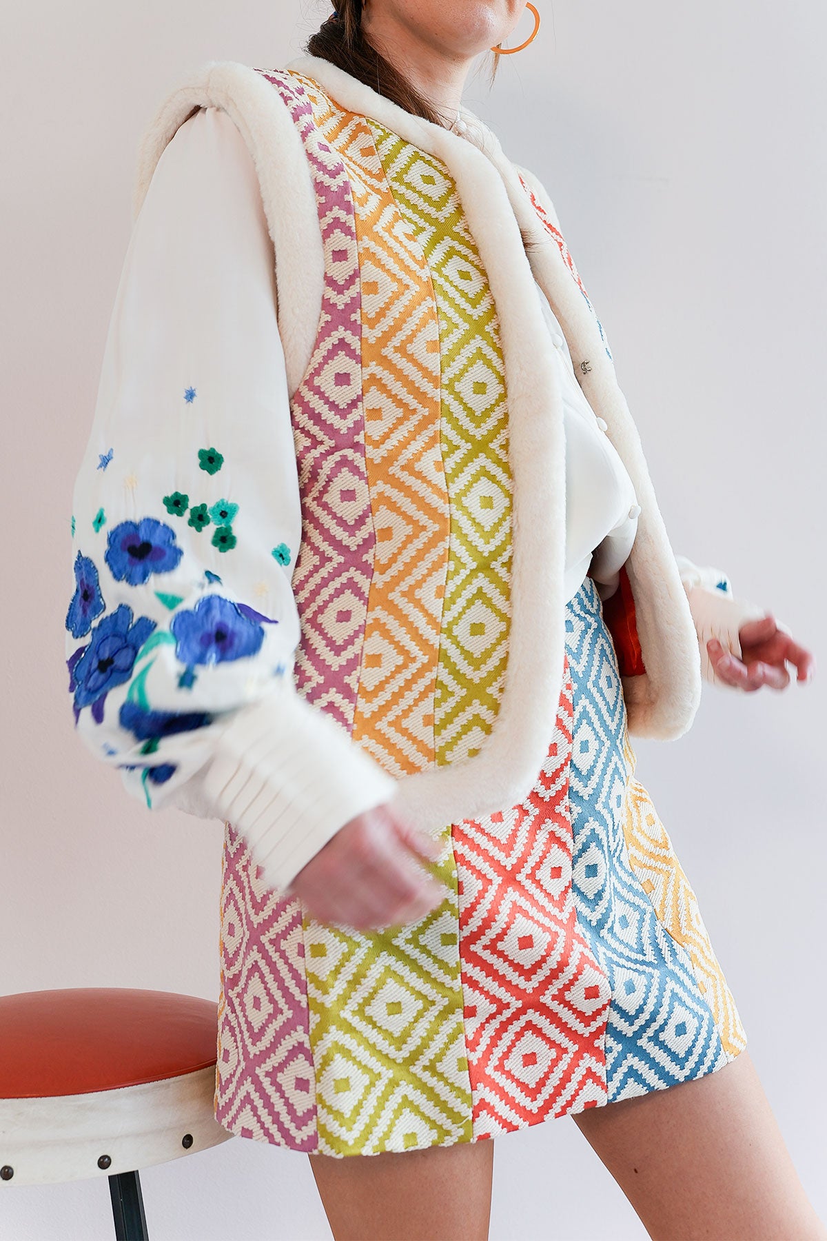 Jacquard Weste