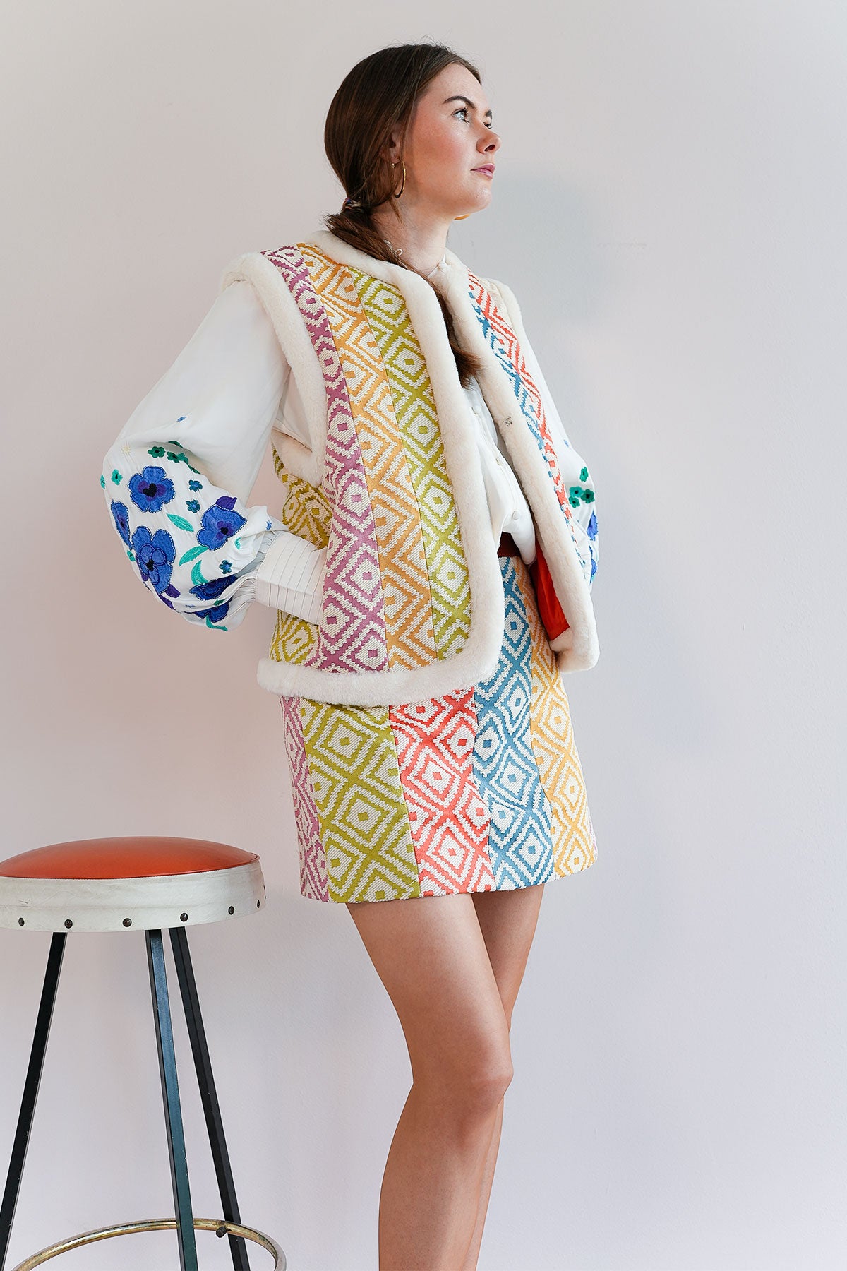 Jacquard Weste