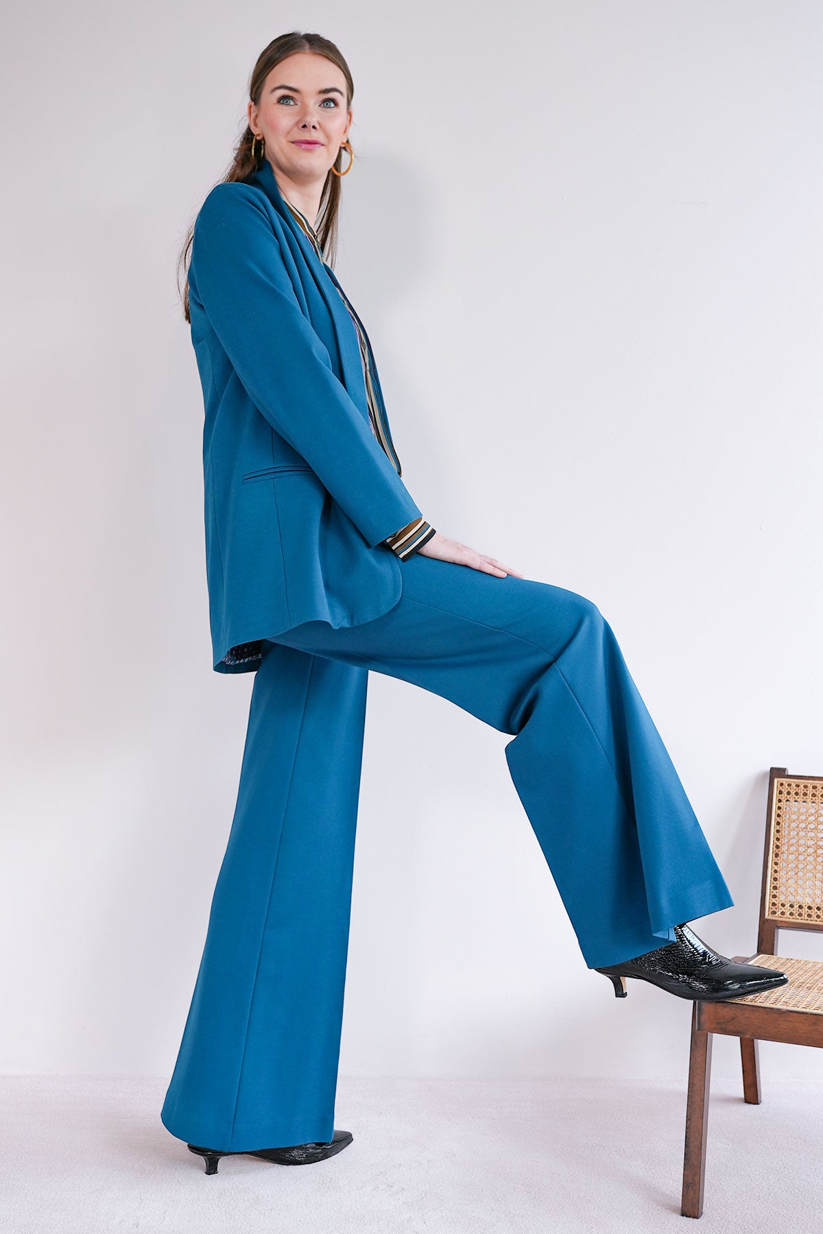 Blazer aus Stretchjersey