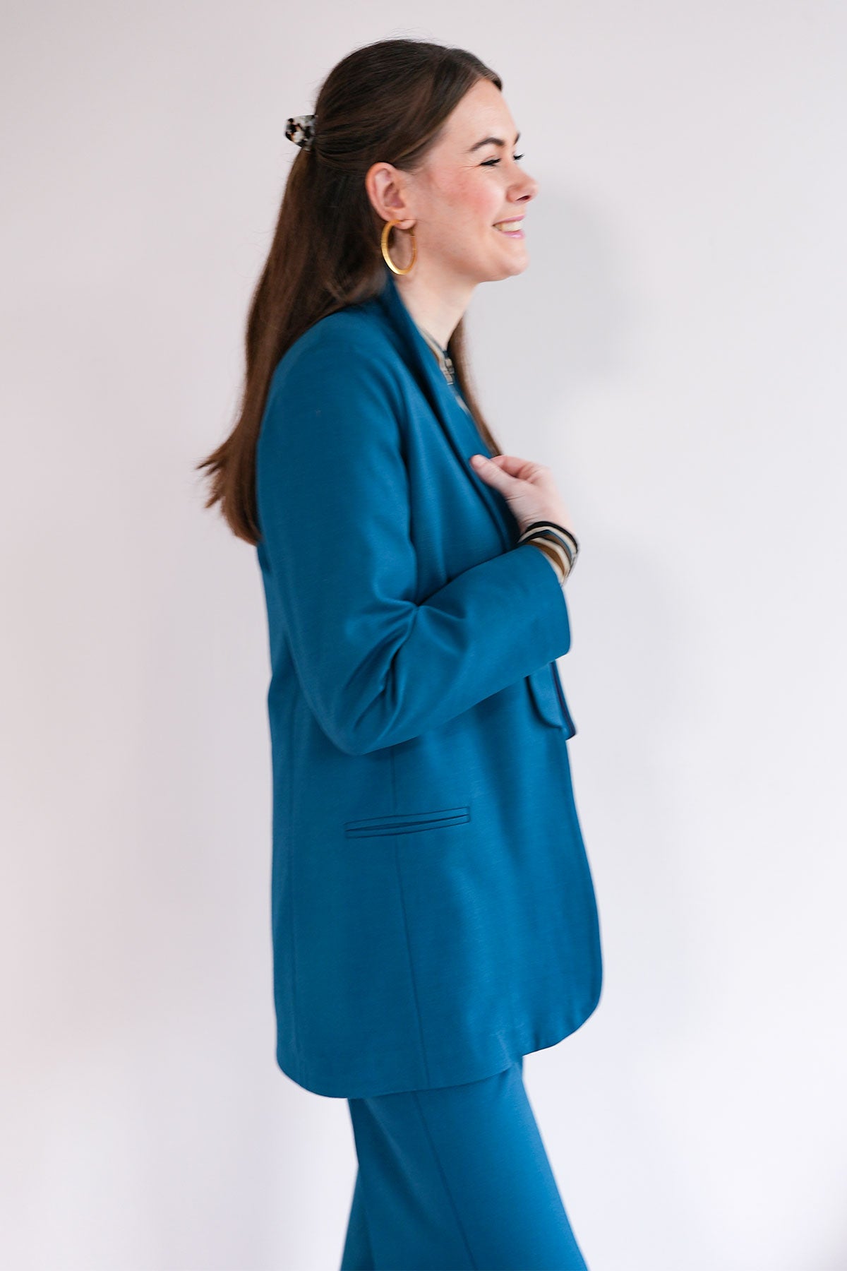 Blazer aus Stretchjersey