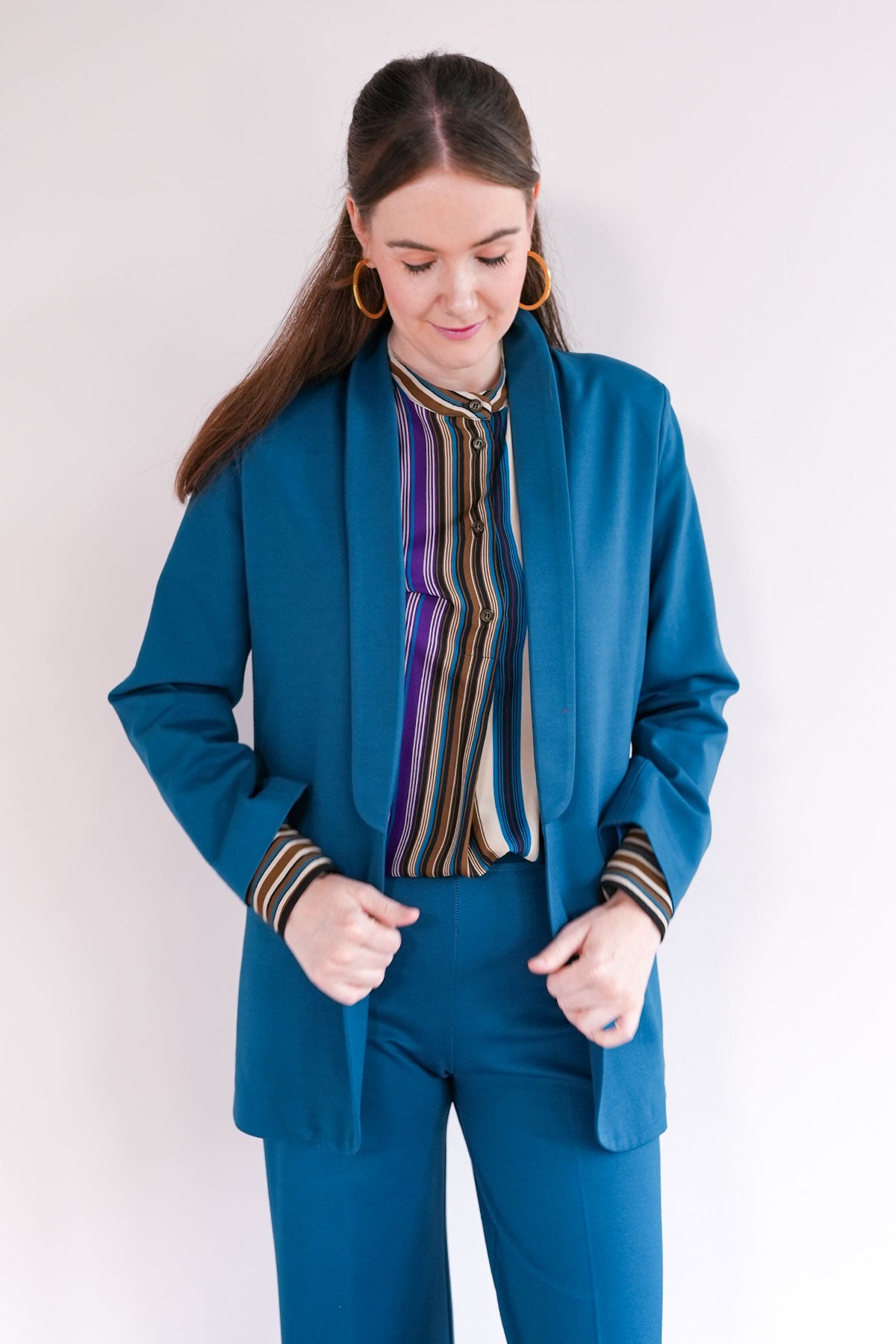 Blazer aus Stretchjersey