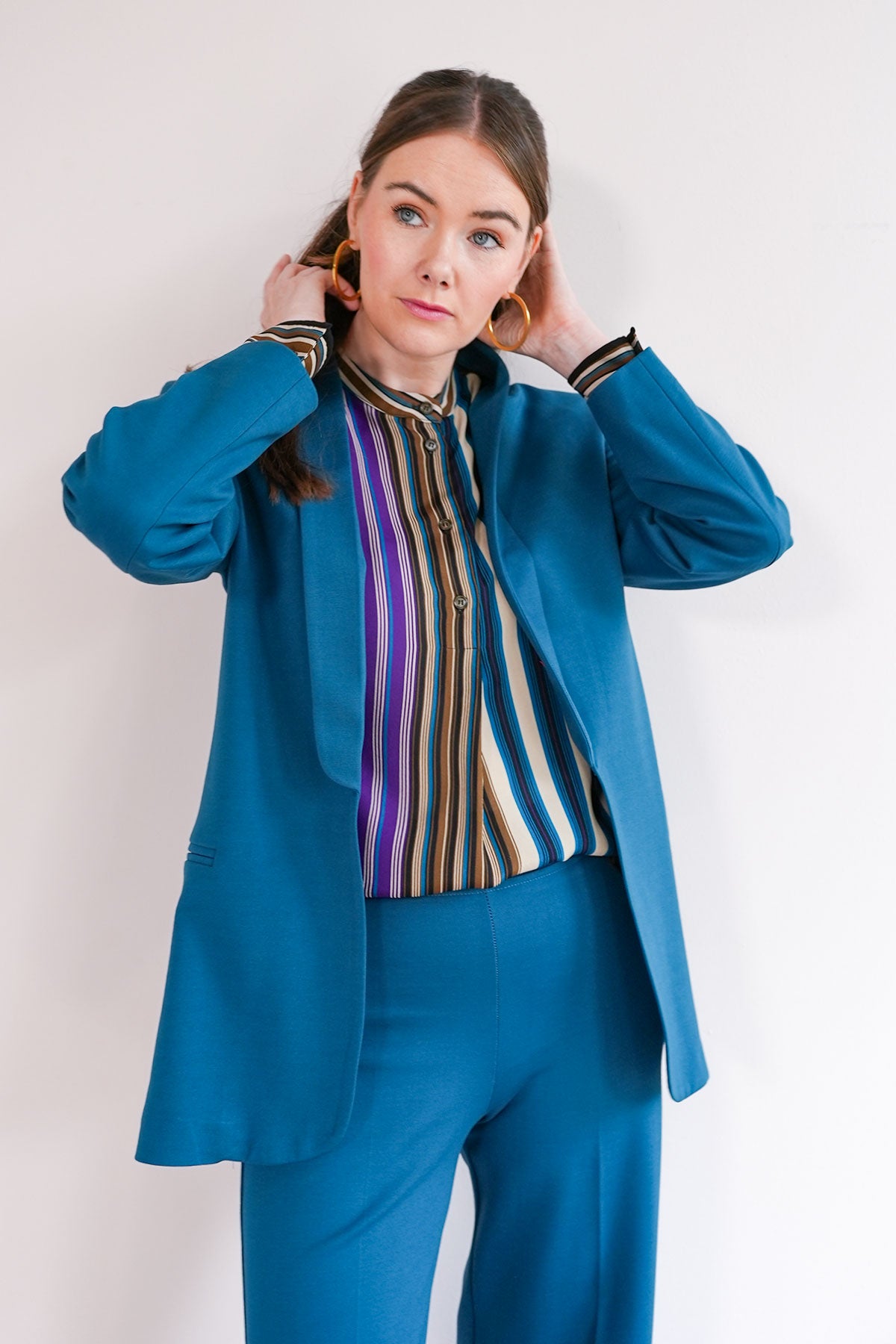Blazer aus Stretchjersey