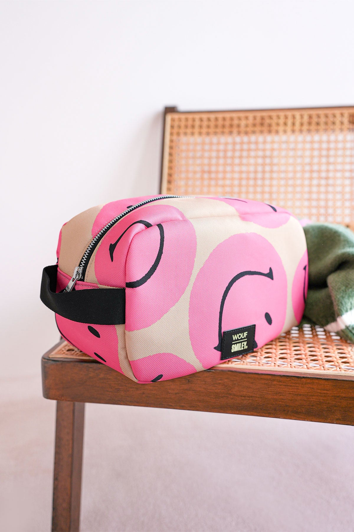 Smiley® Pink Toilettentasche gross