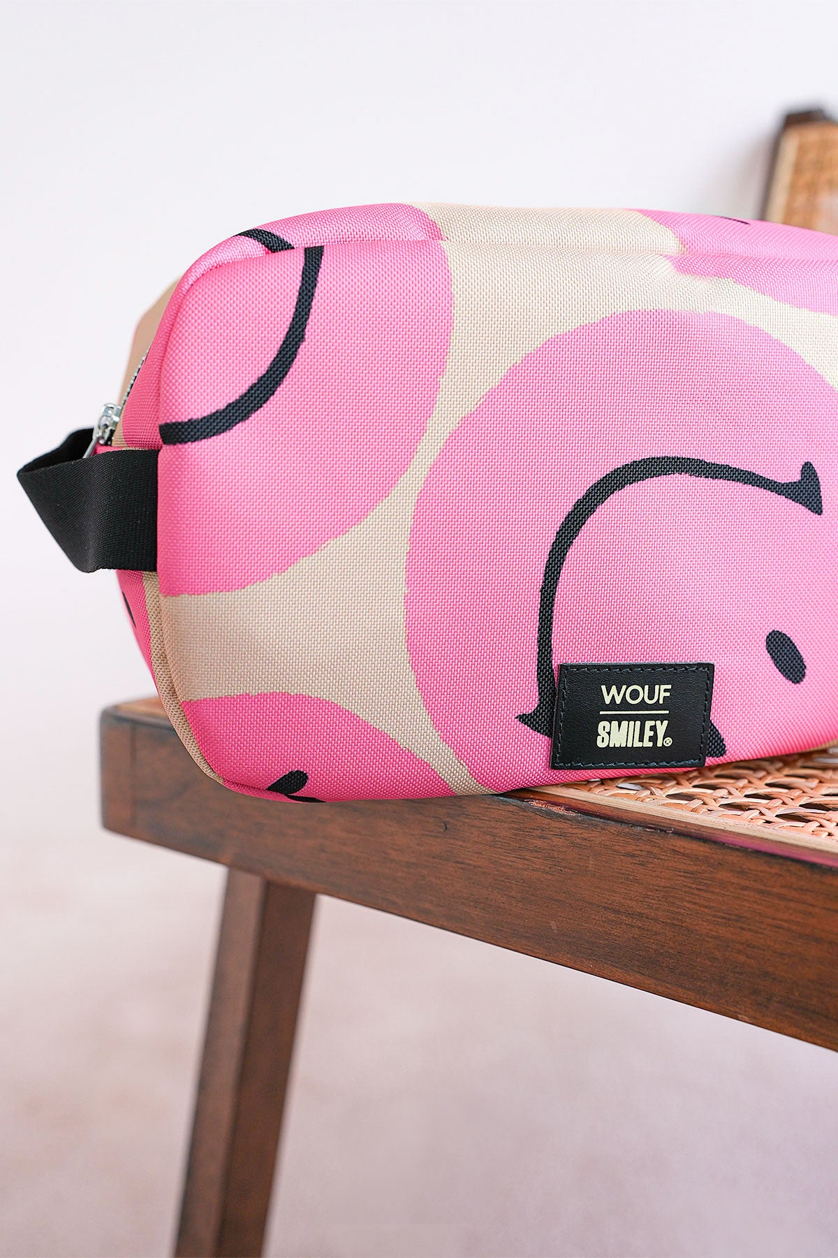 Smiley® Pink Toilettentasche gross