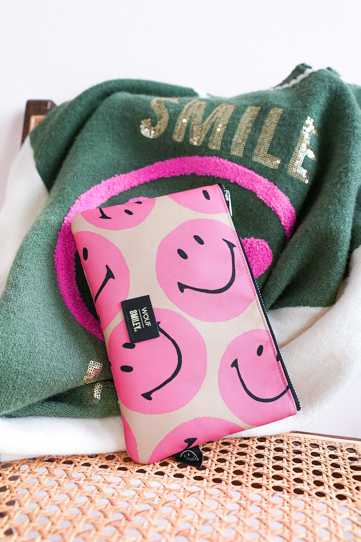 Smiley® Pink Pouch