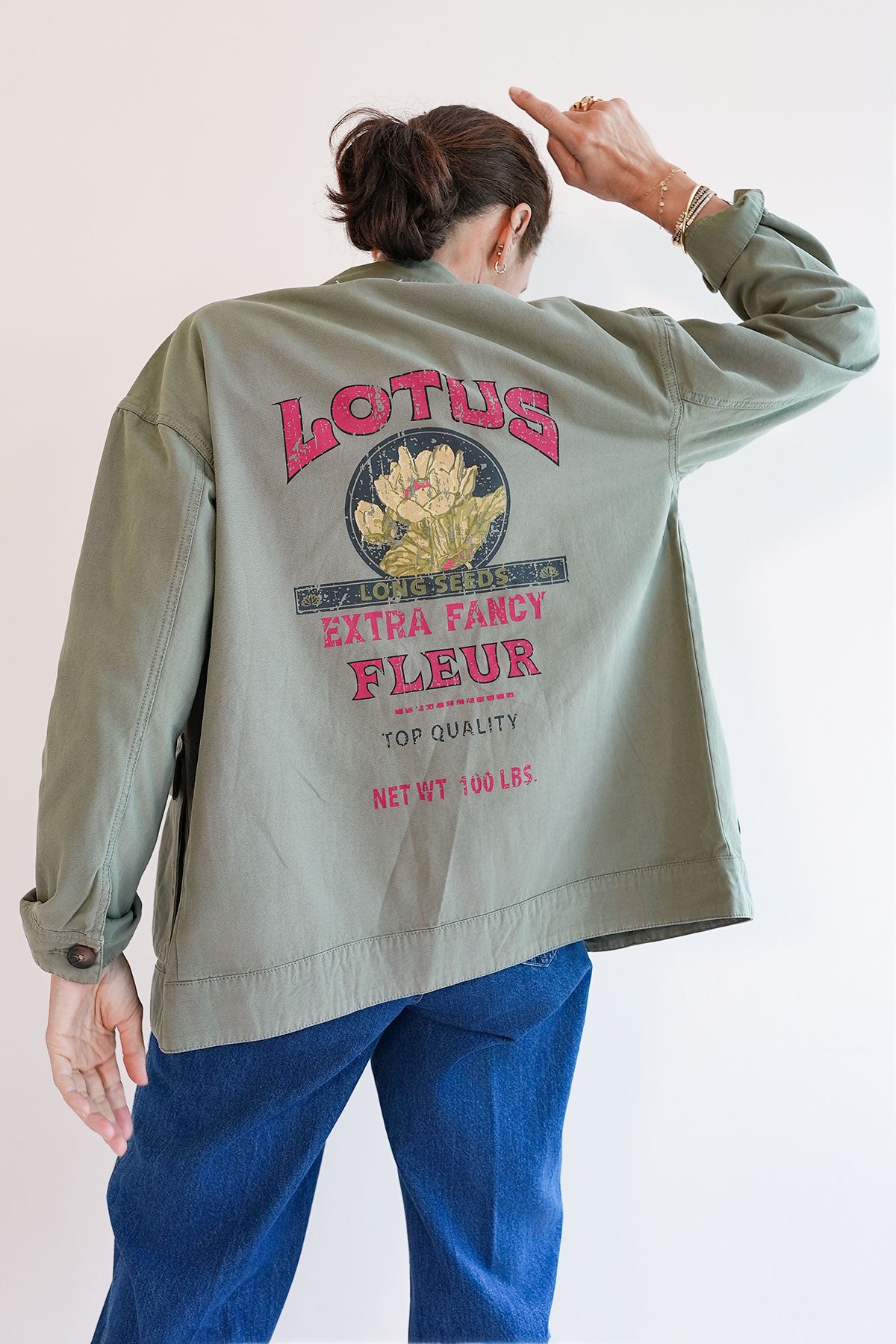 Cargo Jacke im Military Style