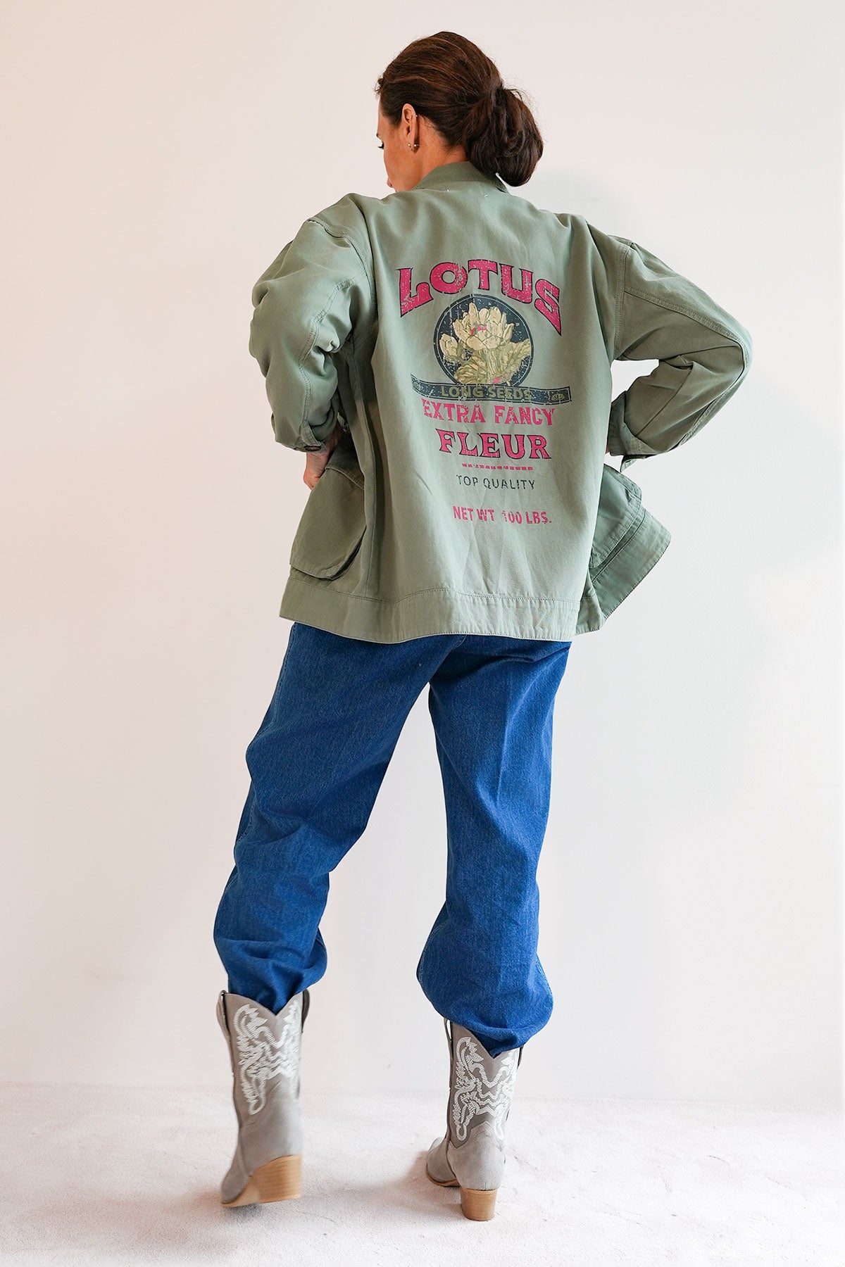Cargo Jacke im Military Style
