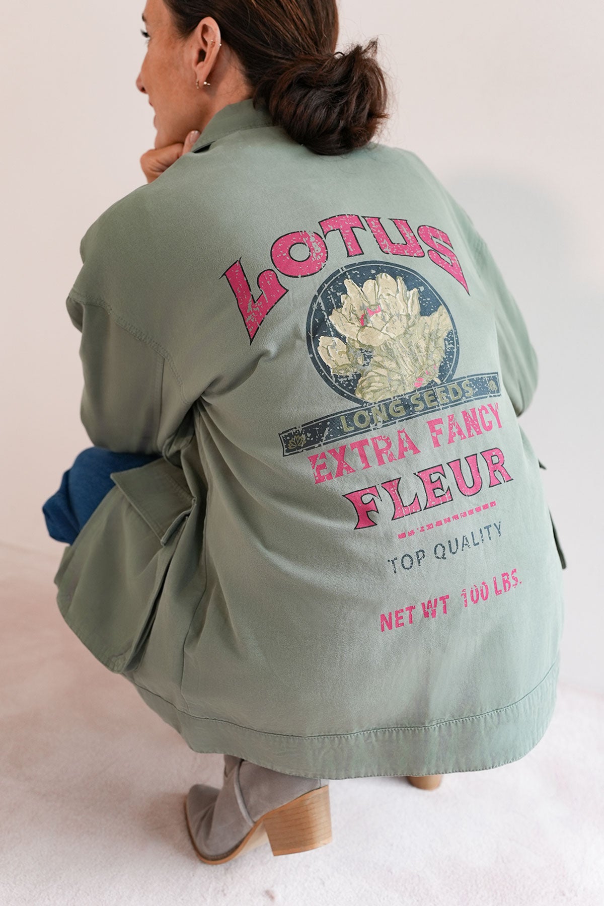 Cargo Jacke im Military Style
