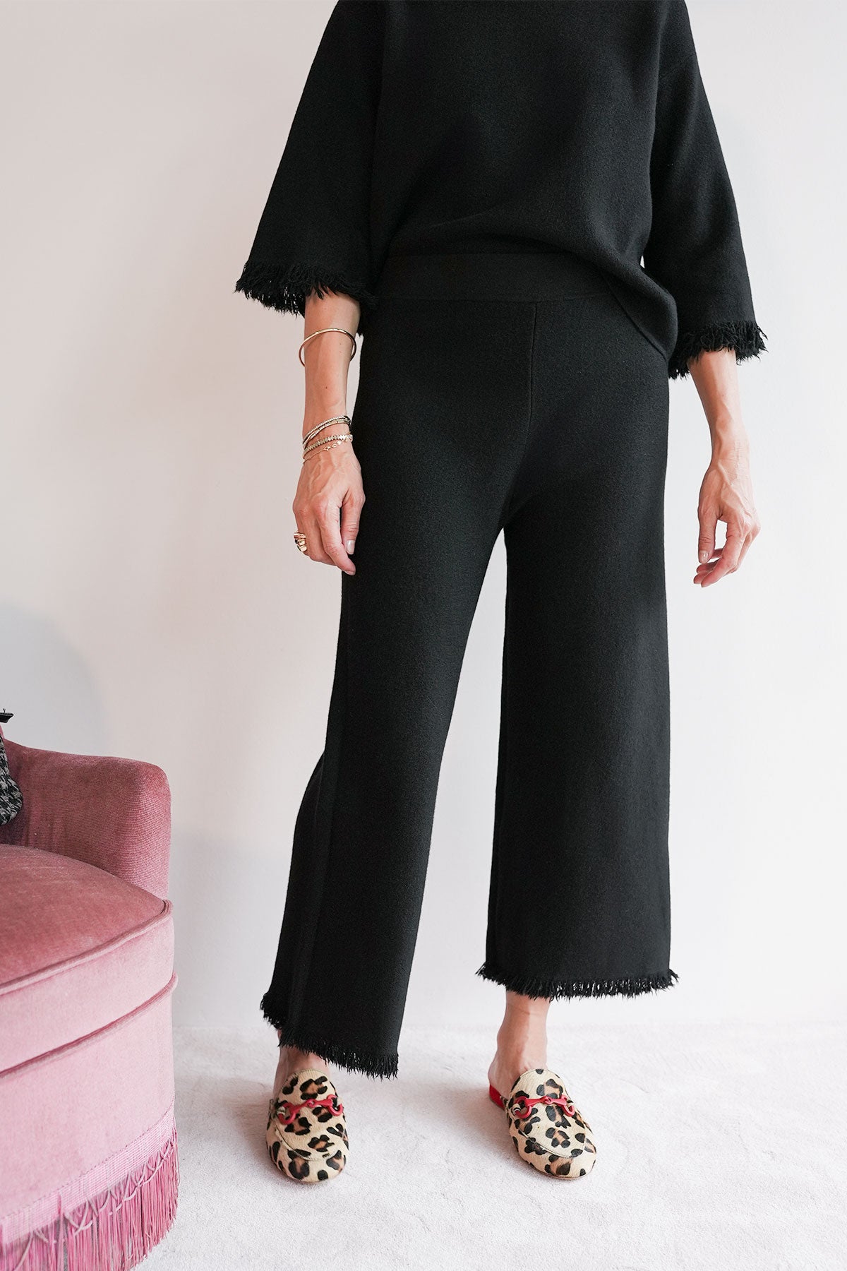 Strickhose aus Viskose-Knit
