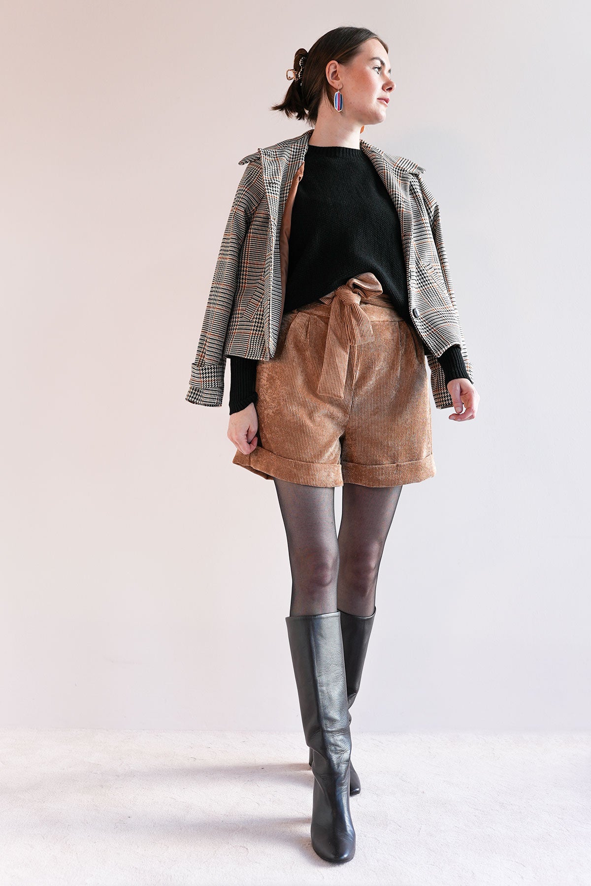 Paperbag Short in Breitcord