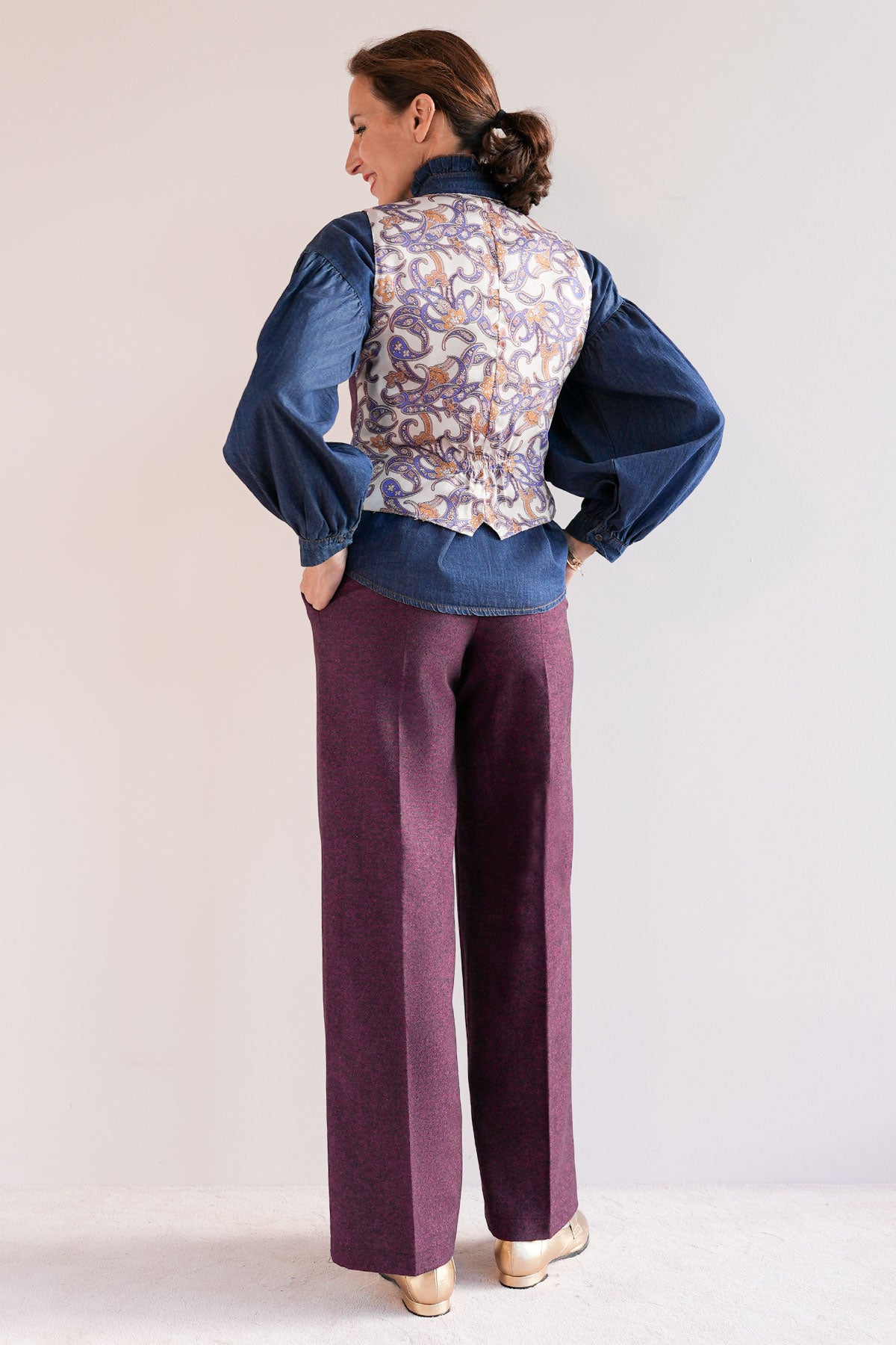 Tweedspencer aus Wollmix