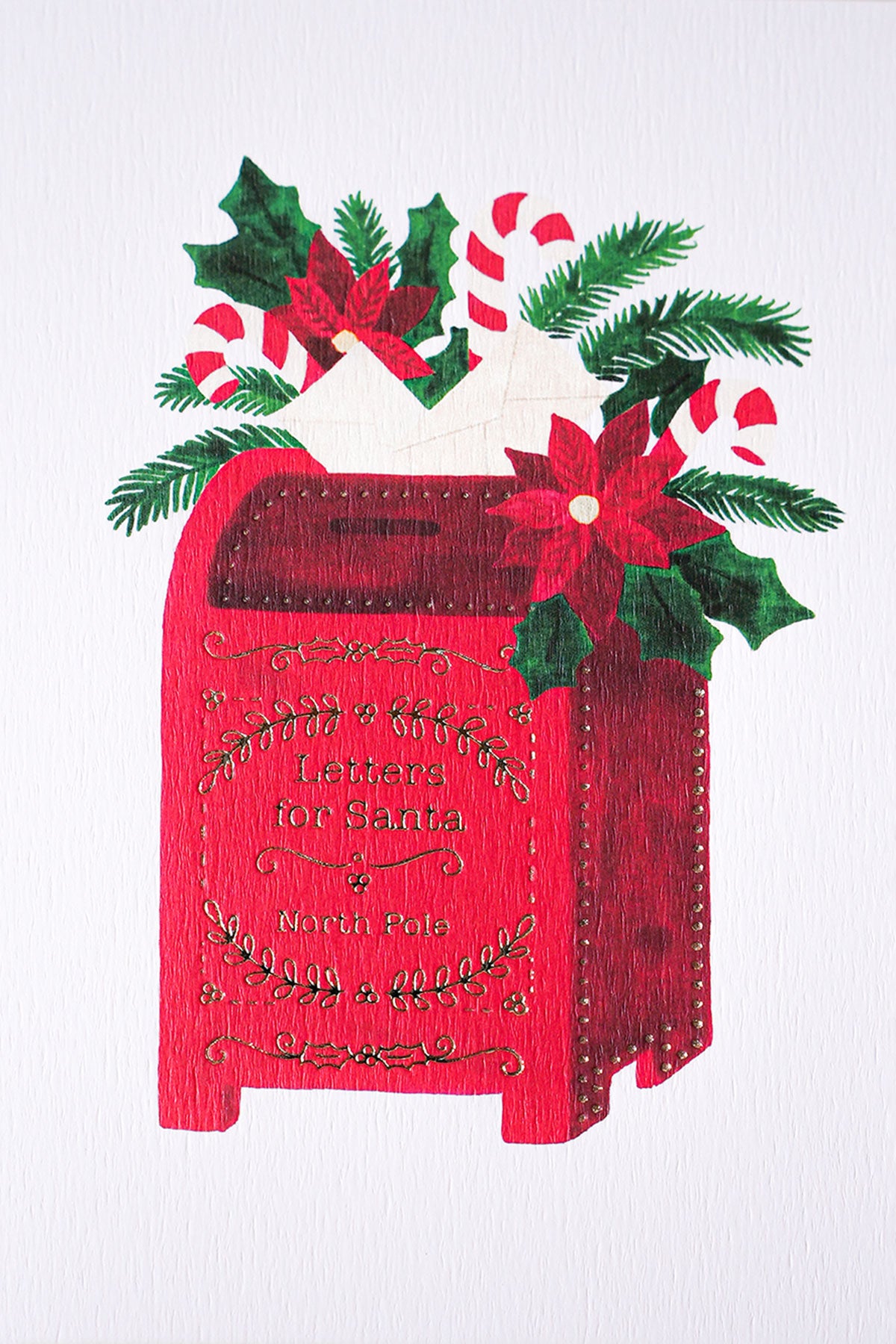 Weihnachtskarte Letters for Santa