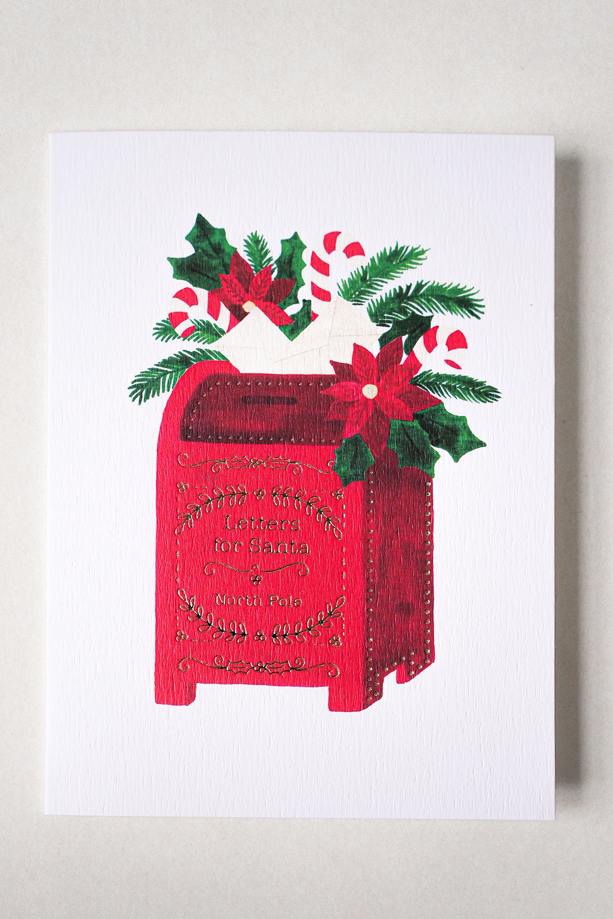 Weihnachtskarte Letters for Santa
