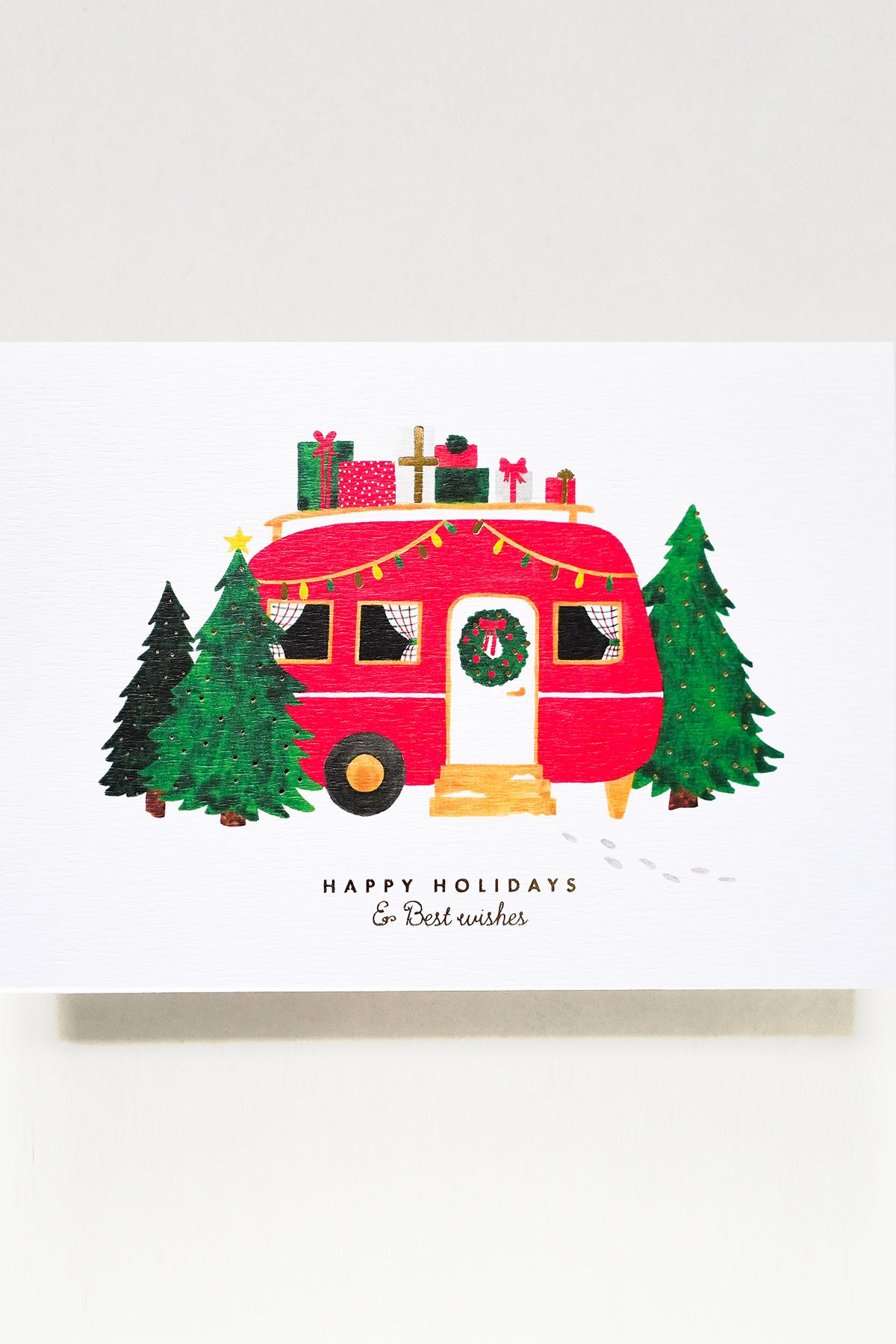 Weihnachtskarte Xmas Camper