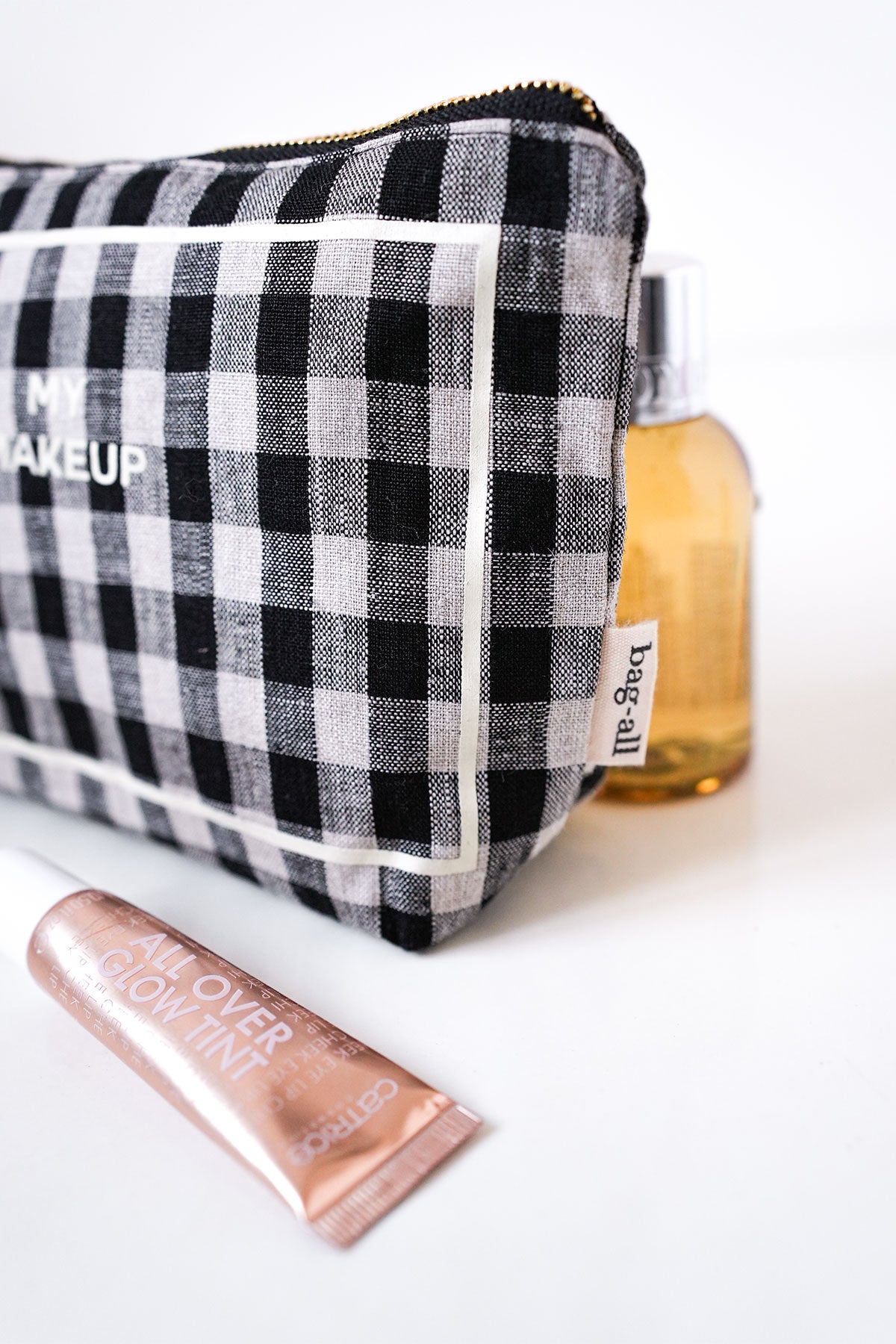 Gingham Make-Up Täschchen