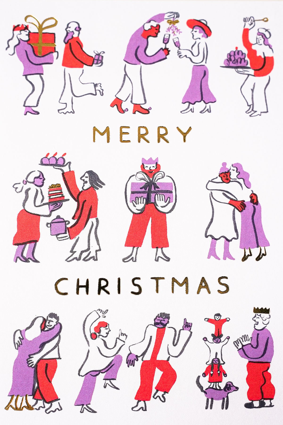 Weihnachtskarte Merry Christmas