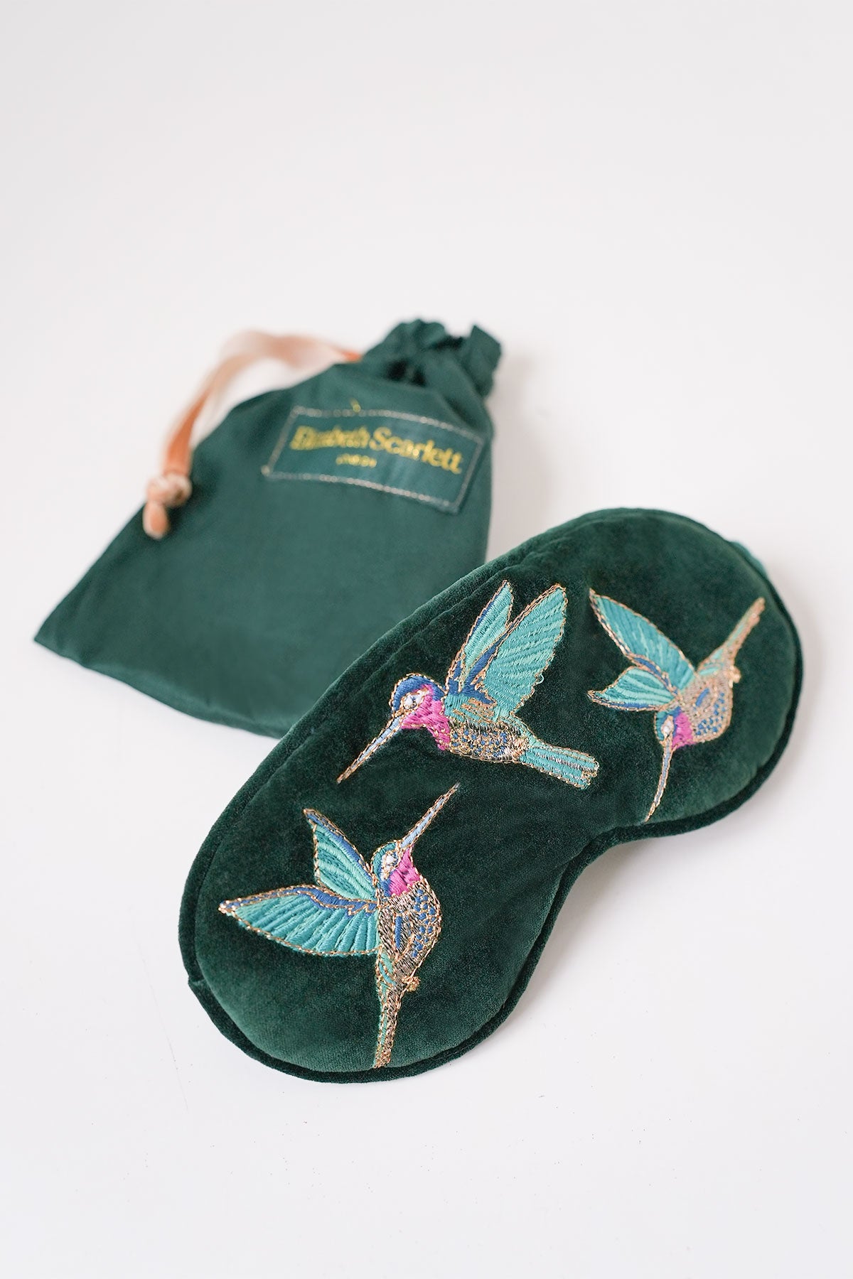 Luxus Schlafmaske Kolibri