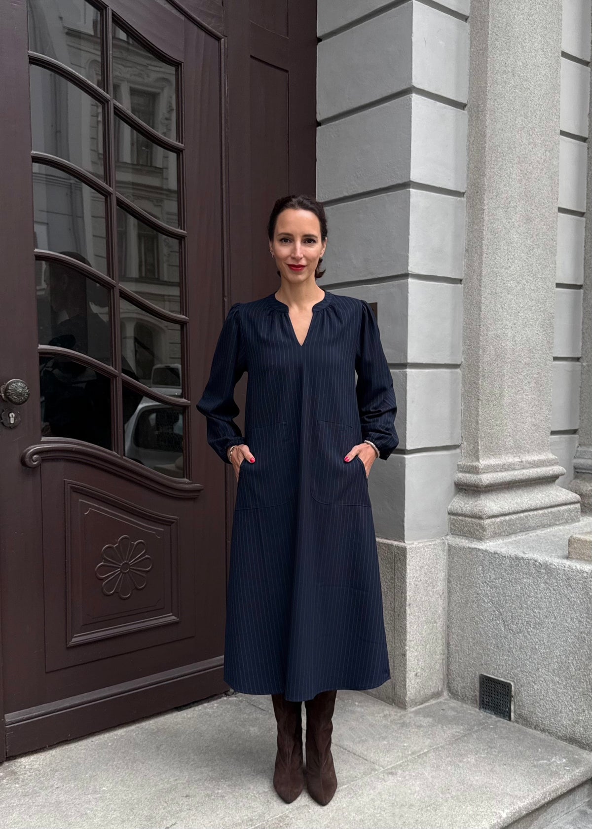 Midi-Flanellkleid &#39;Paris&#39;
