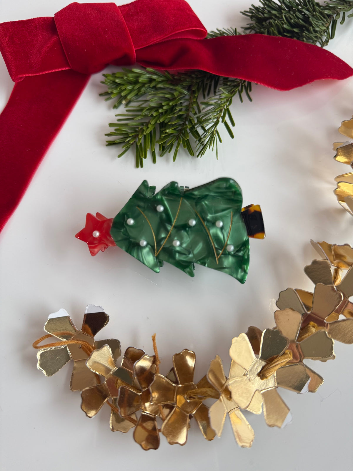 Haarklammer 'Tannenbaum'