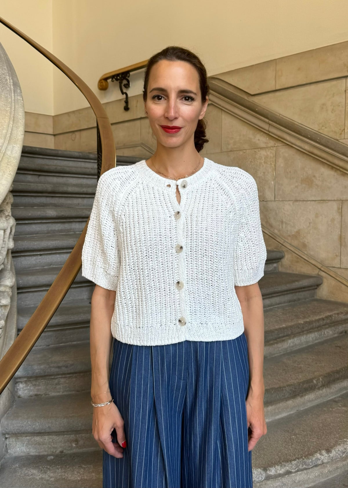 Strickjacke &#39;Weiß&#39;
