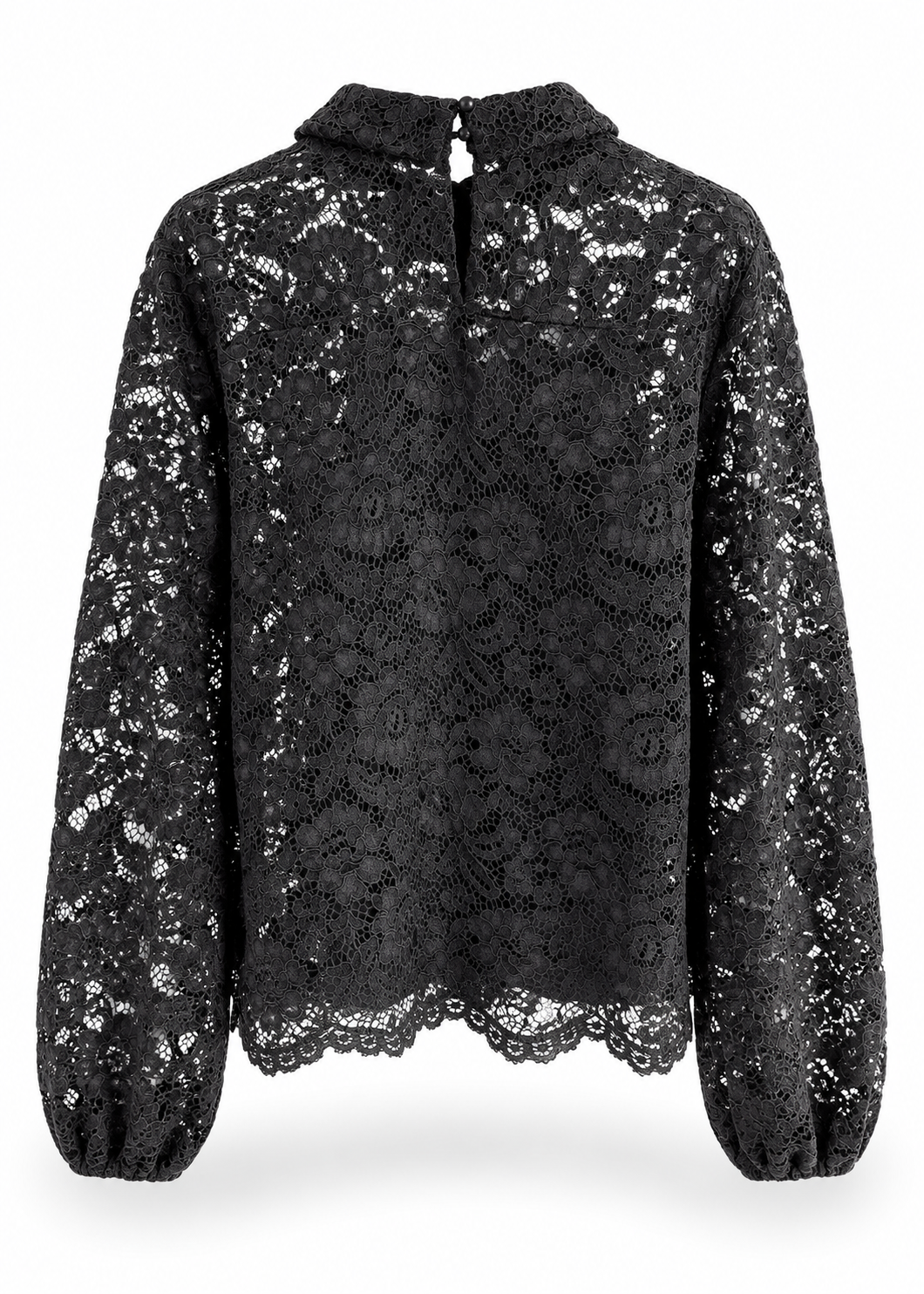 Bluse aus Spitze 'Schwarz'