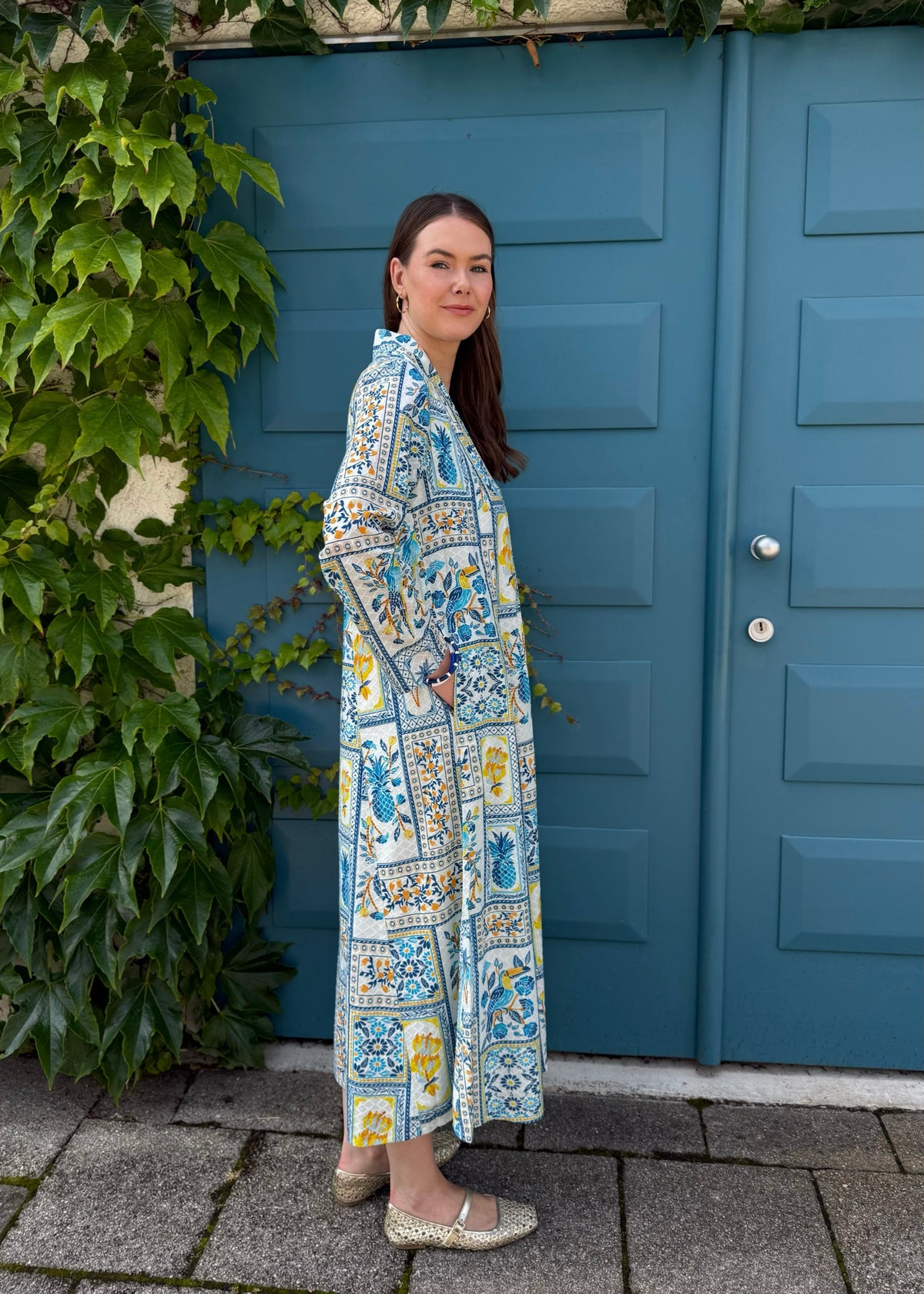 Kleid &#39;Sandelwood&#39; Blau