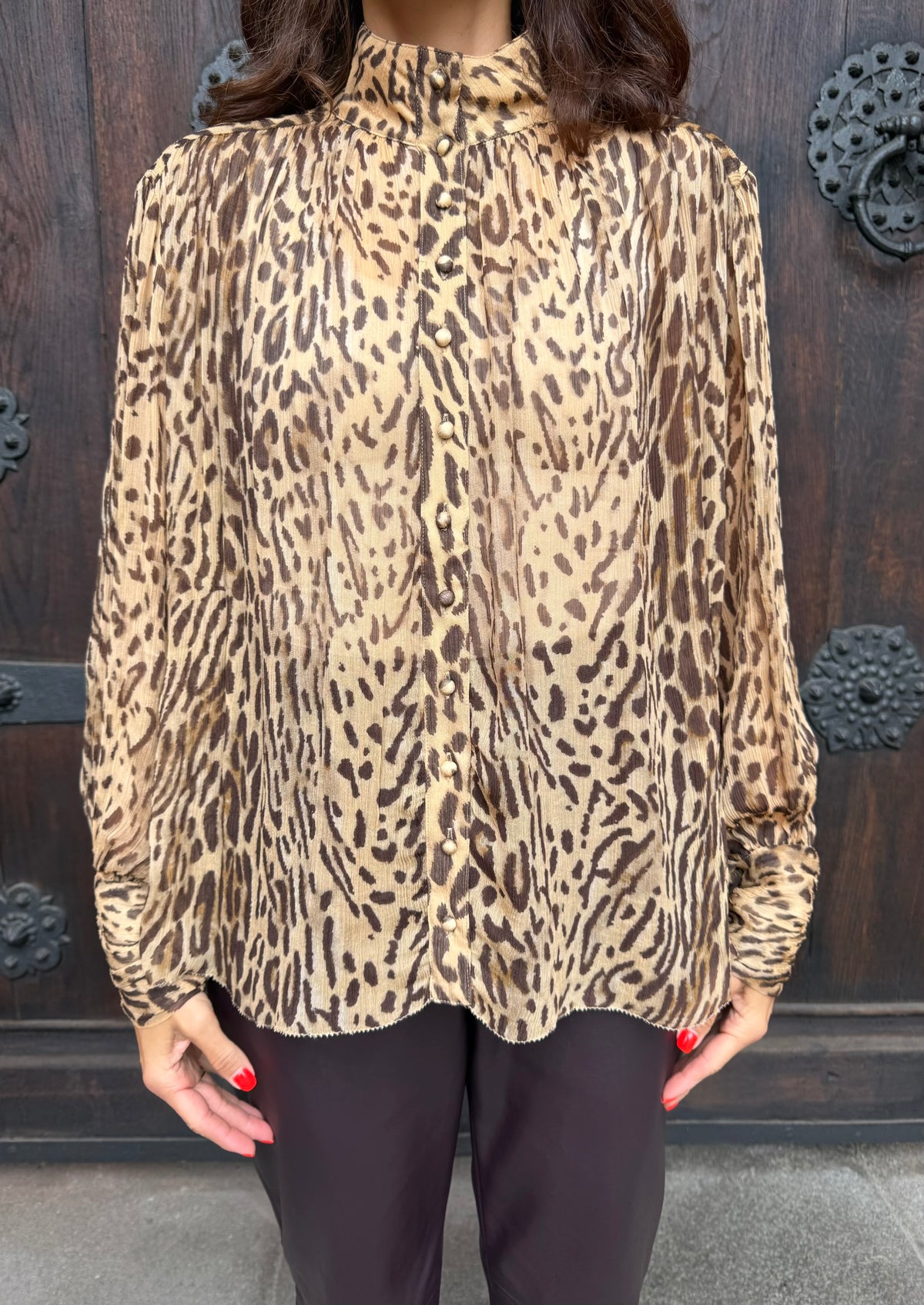 Chiffon Bluse &#39;Leo&#39;
