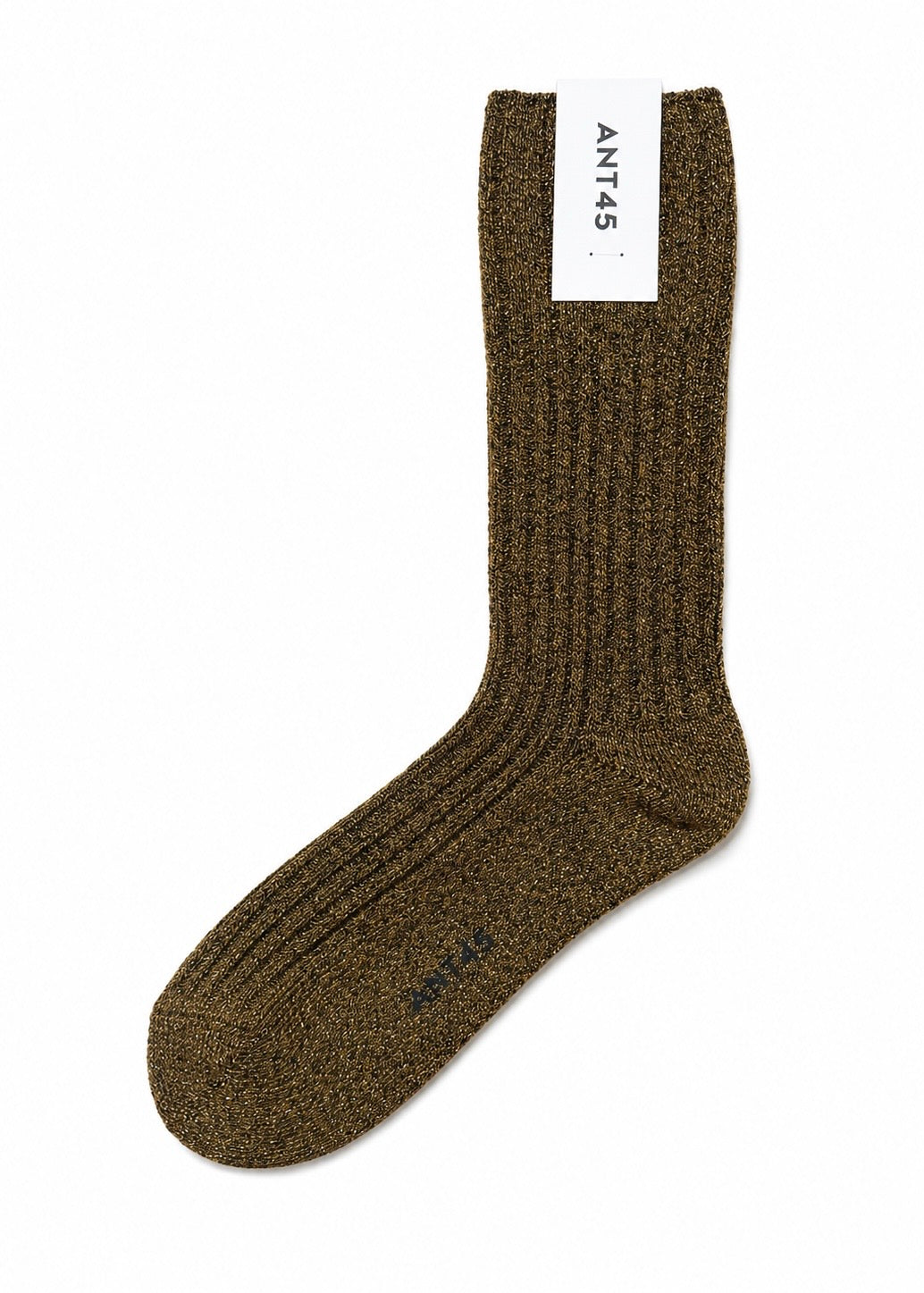 Socken mit Lurex 'Ocker'
