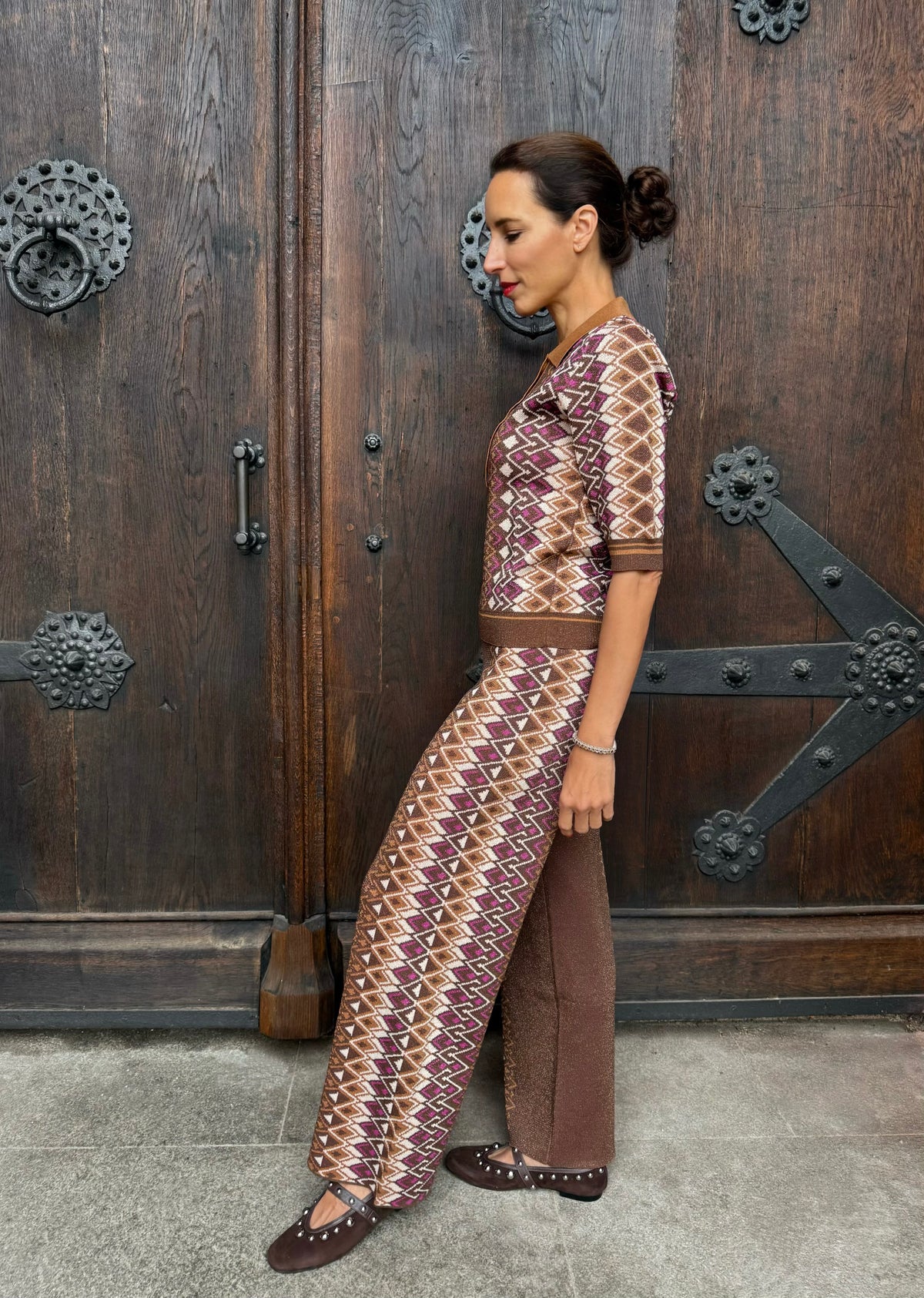 Hose mit Lurex &#39;Jasper&#39;