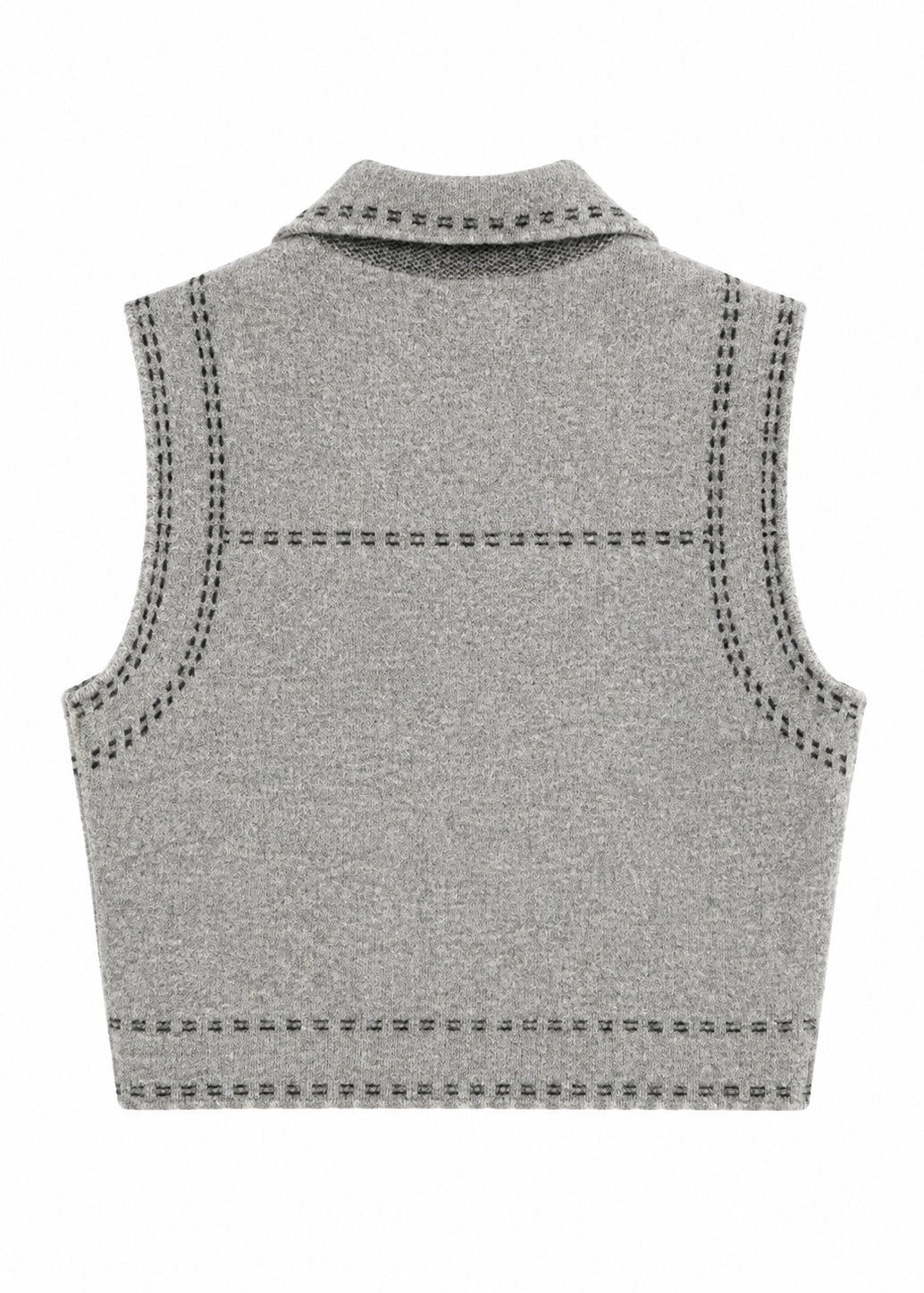 Strickweste 'Grau'