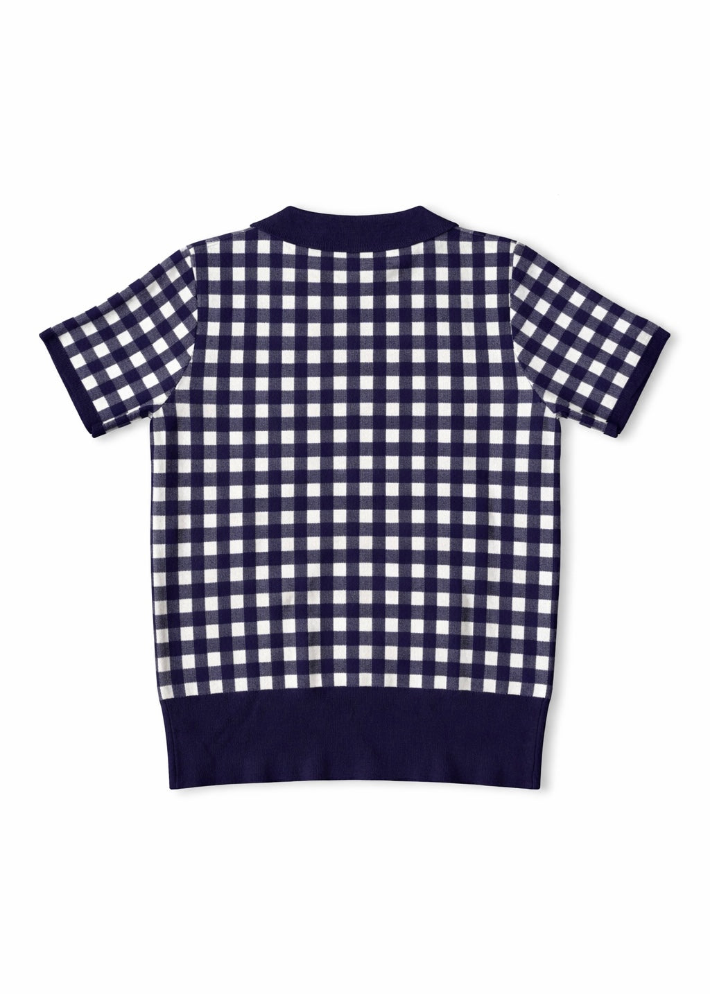 Strick-Poloshirt 'Check'