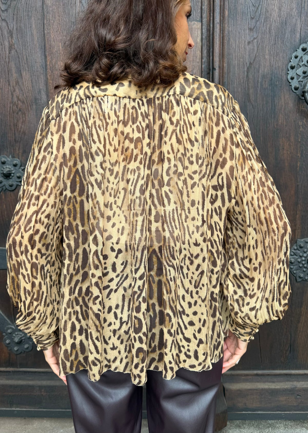 Chiffon Bluse &#39;Leo&#39;