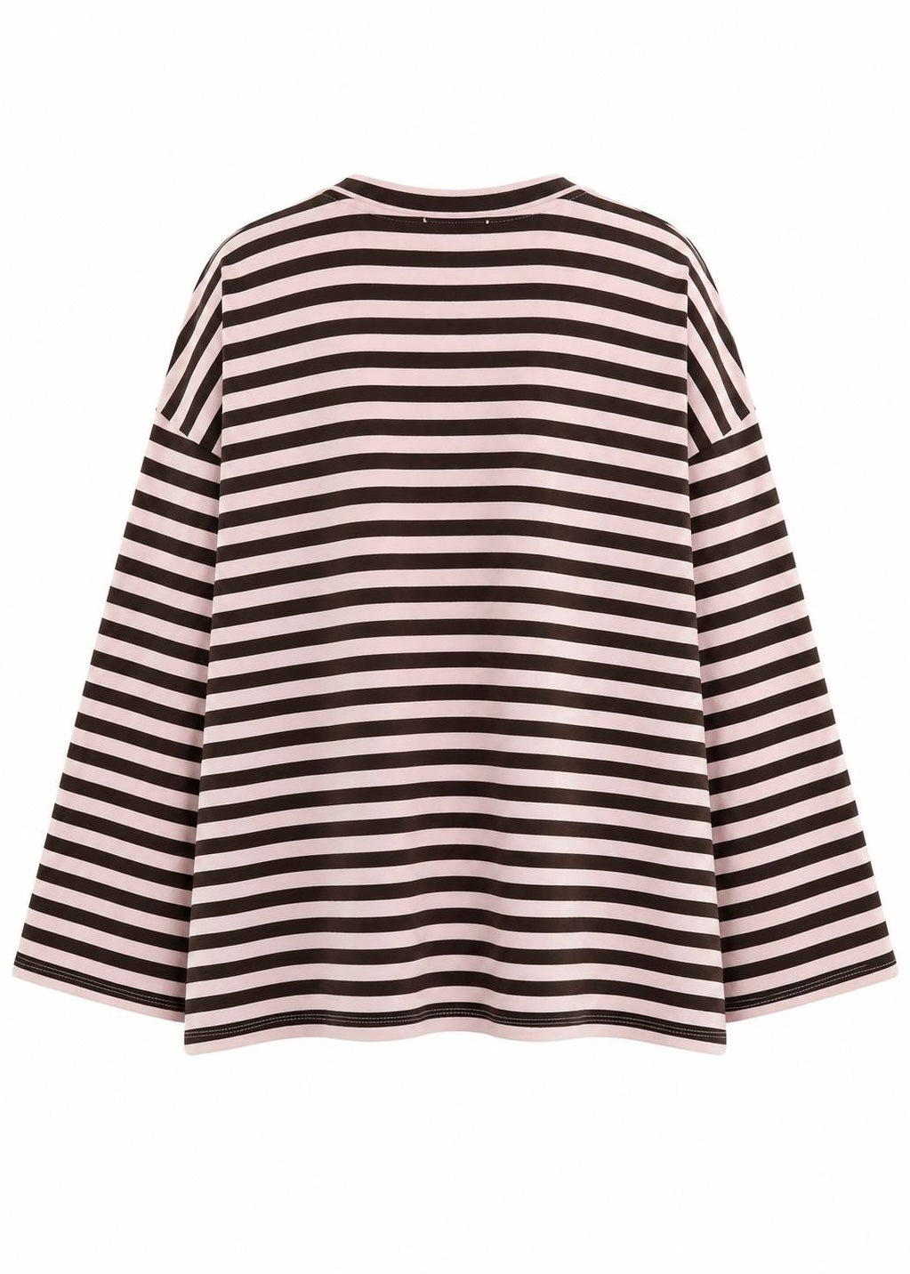 Ringel Longsleeve 'Braun-Rosa'