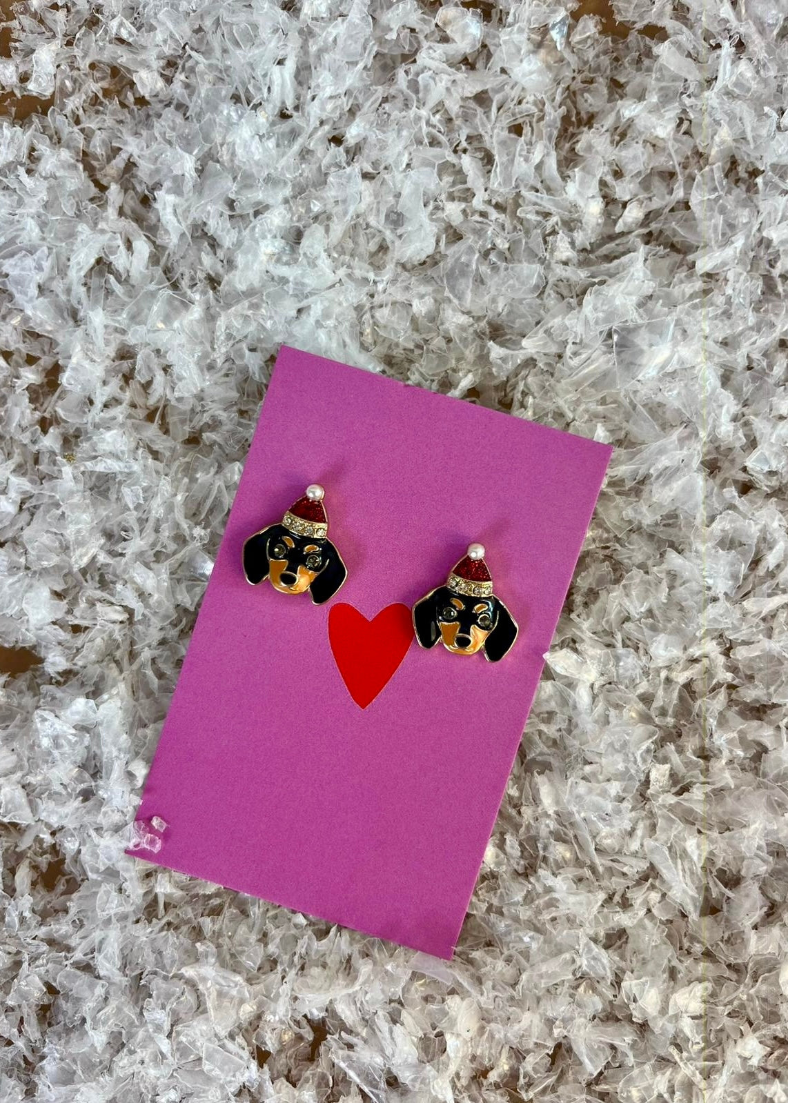 Funny Ohrringe X-Mas 'Dackel'