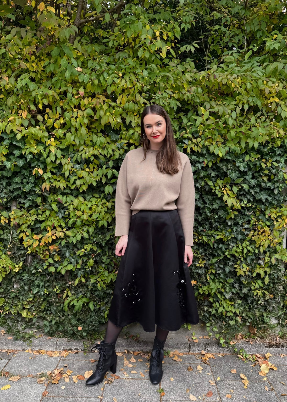 Maxi-Rock mit Pailletten