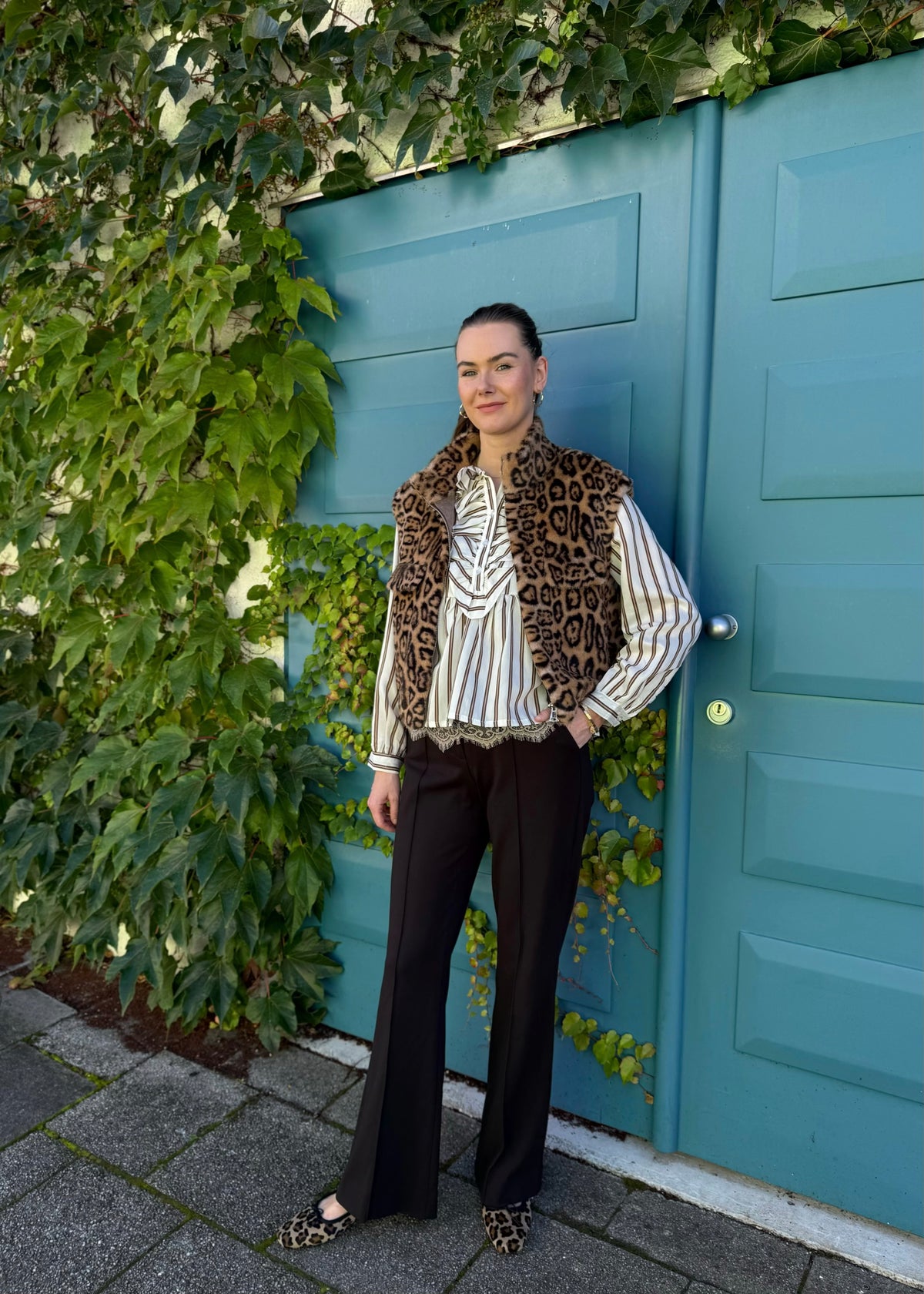 Weste aus Fake-Fur &#39;Leo&#39;